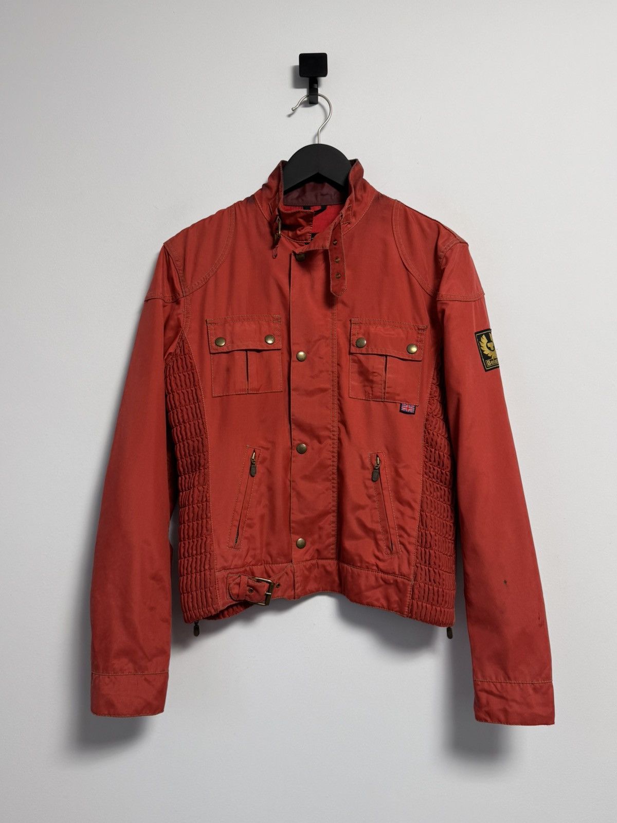 Belstaff × Vintage Belstaff Gold Label Cropped Moto Jacket Ramones Size L / US 10 / IT 46 - 1 Thumbnail