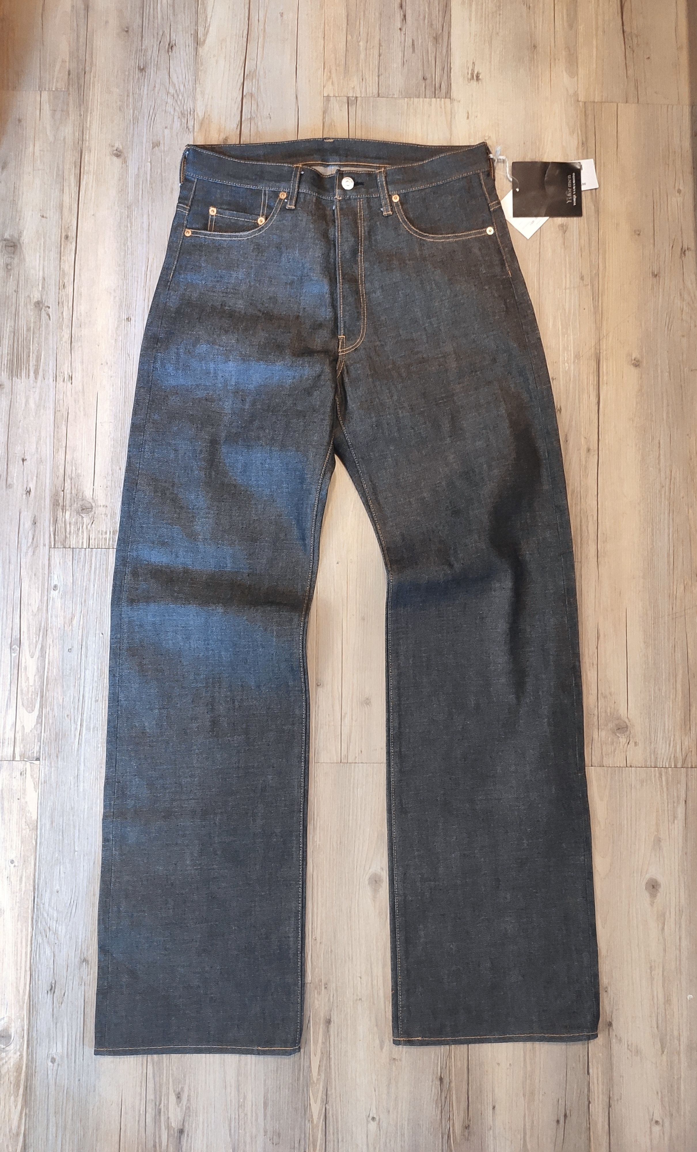 image of Yohji Yamamoto x YS For Men Y's Wide Jeans.like Vetements Or Balenciaga Jeans in Grey (Size 32)