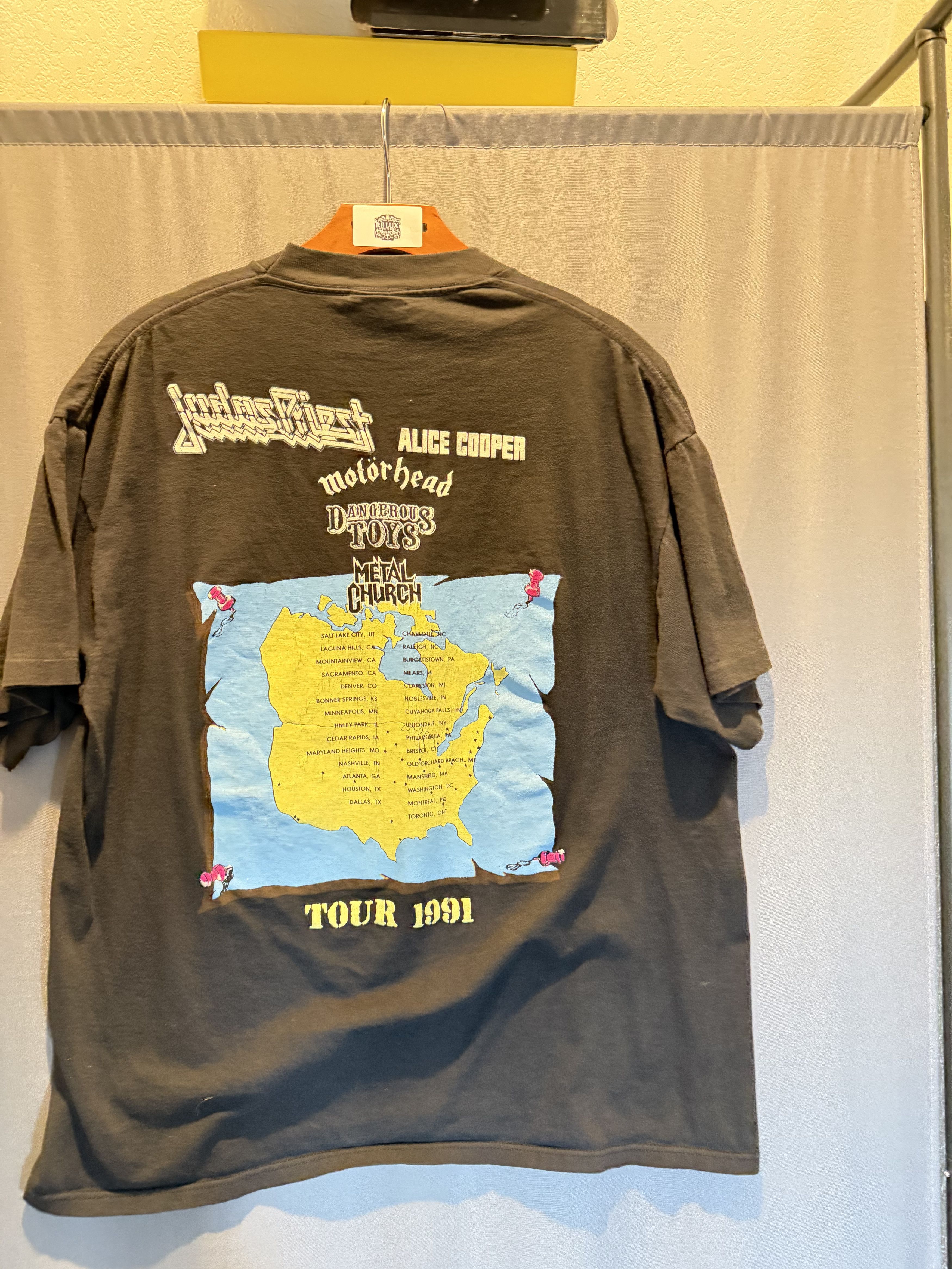 Band Tees 1991 Operation Rock & Roll Tour Judas Priest Motörhead XL Size US XL / EU 56 / 4 - 3 Thumbnail