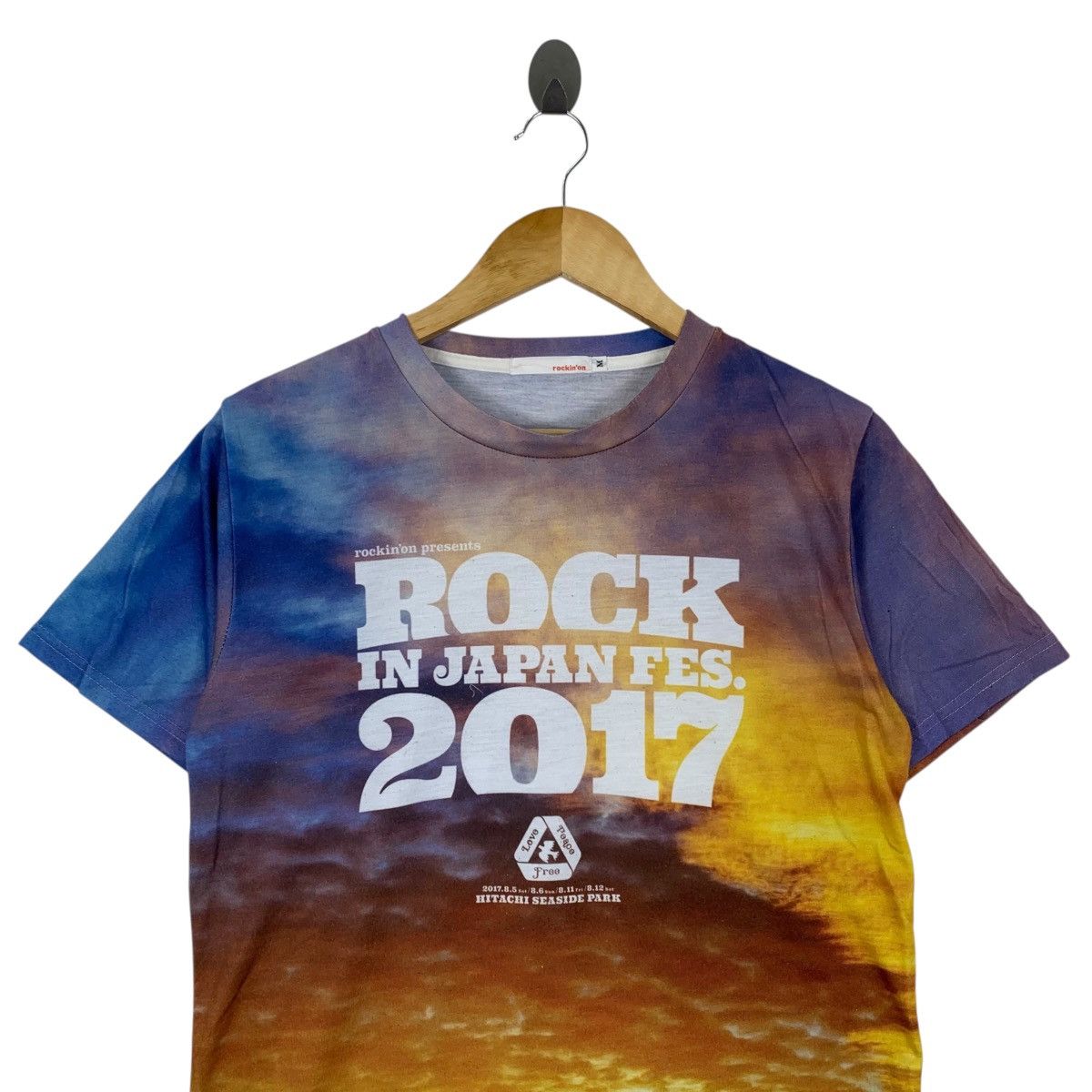 Japanese Brand ROCK IN JAPAN Fes 2017 Hitachi Seaside Park Concert Shirt Size US M / EU 48-50 / 2 - 2 Thumbnail