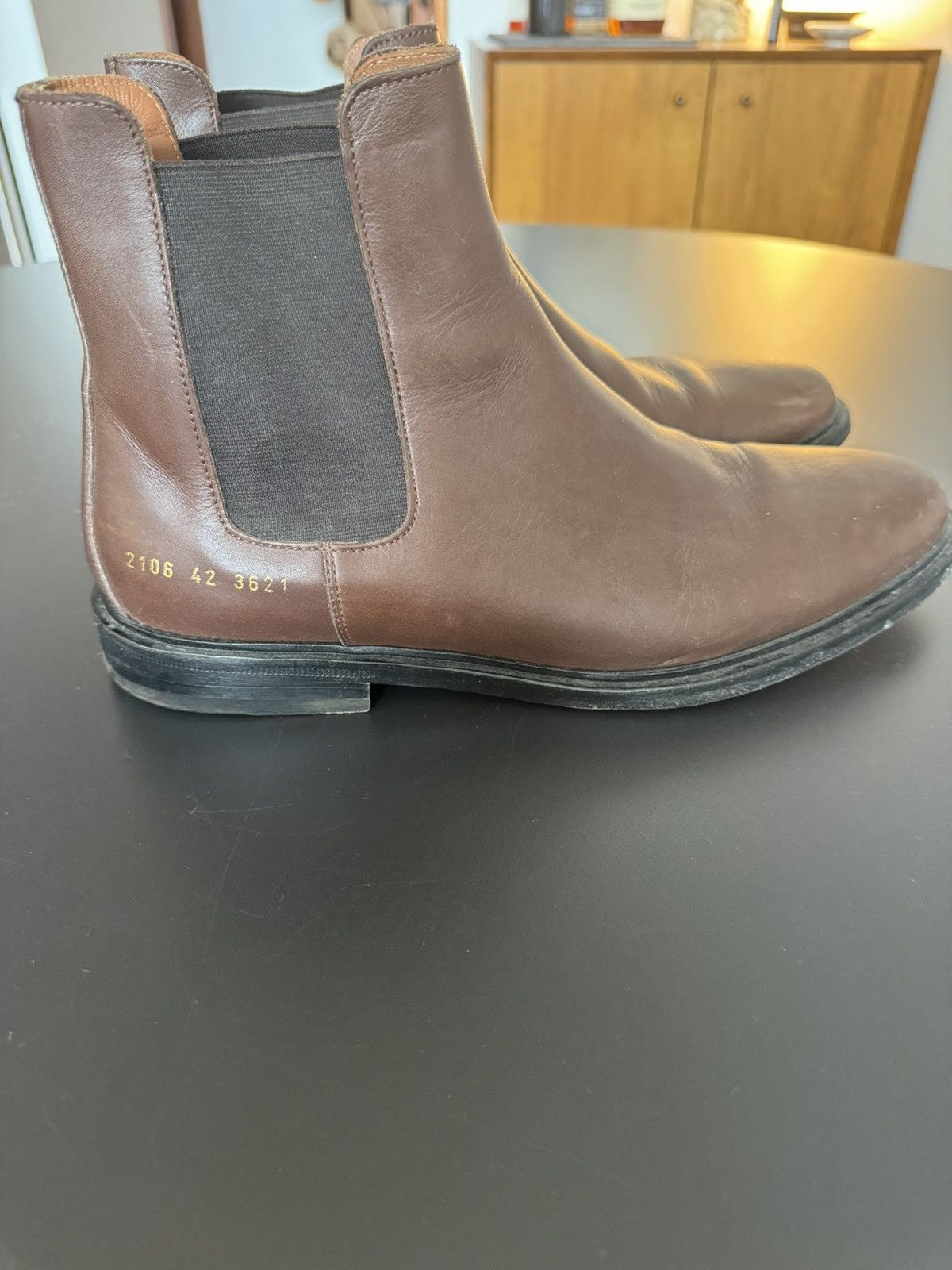 Common Projects Common Projects Leather Chelsea Boot Size US 9 / EU 42 - 1 Thumbnail