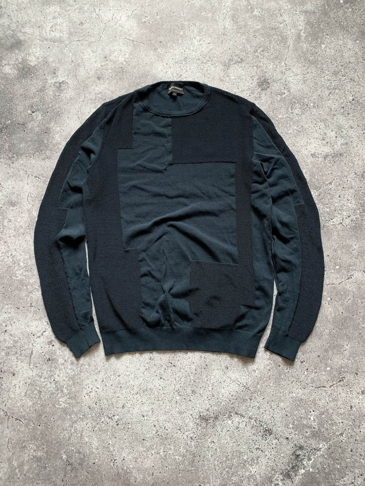 Emporio Armani 🔥EMPORIO ARMANI AVANT GARDE OLD MONEY CHAINMAIL SWEATER Size US L / EU 52-54 / 3 - 1 Thumbnail