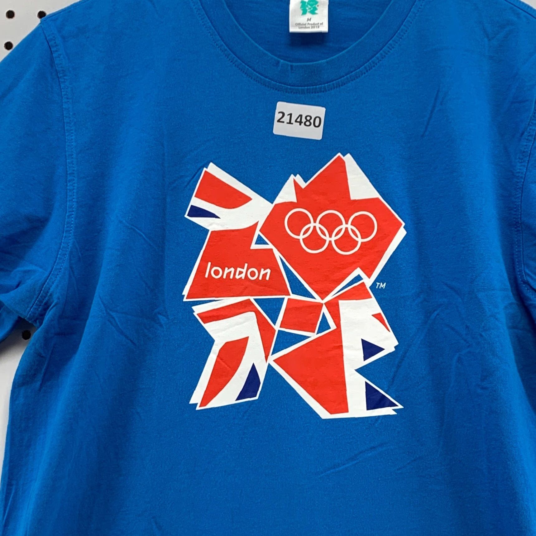 Vintage VINTAGE Official Licenced 2012 London Olympics Shirt Blue Adult Medium T-Shirt Unisex Mens Womens London 2012 Size US M / EU 48-50 / 2 - 7 Thumbnail