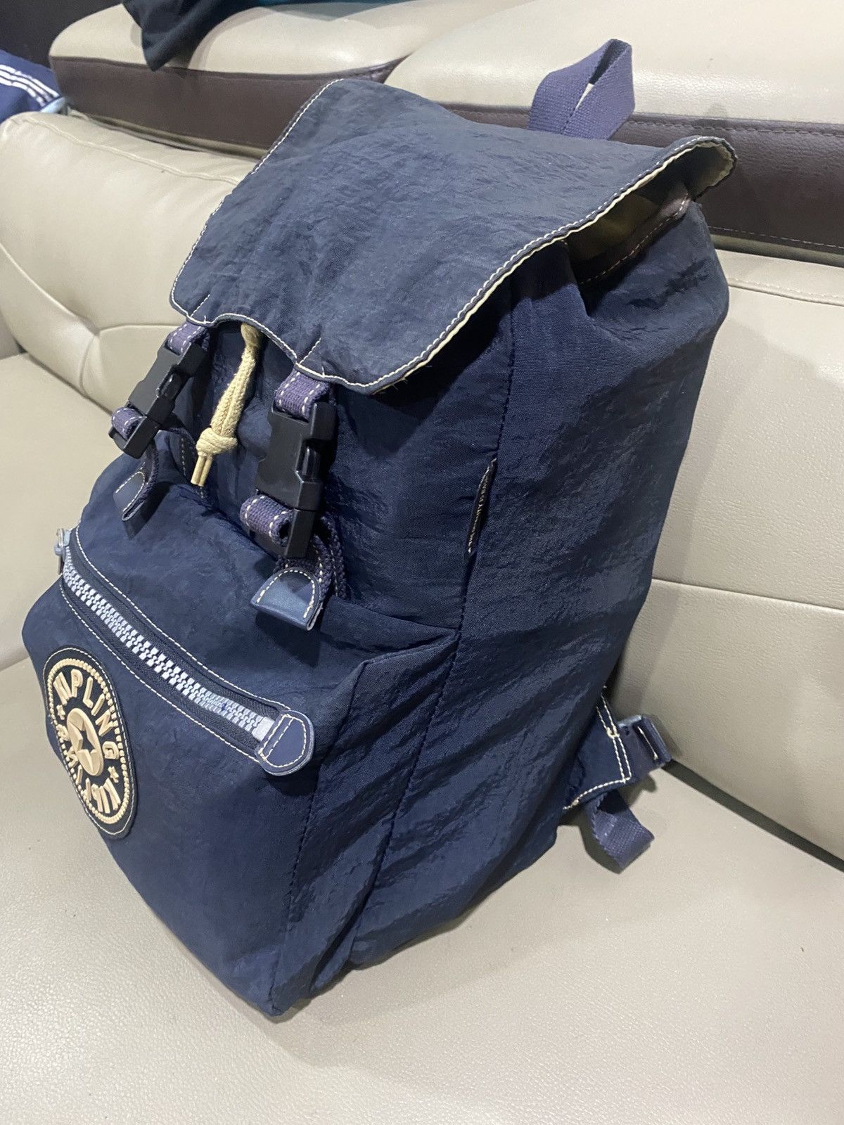 Vintage Kipling Big Logo Rucksack Backpack display picture 1