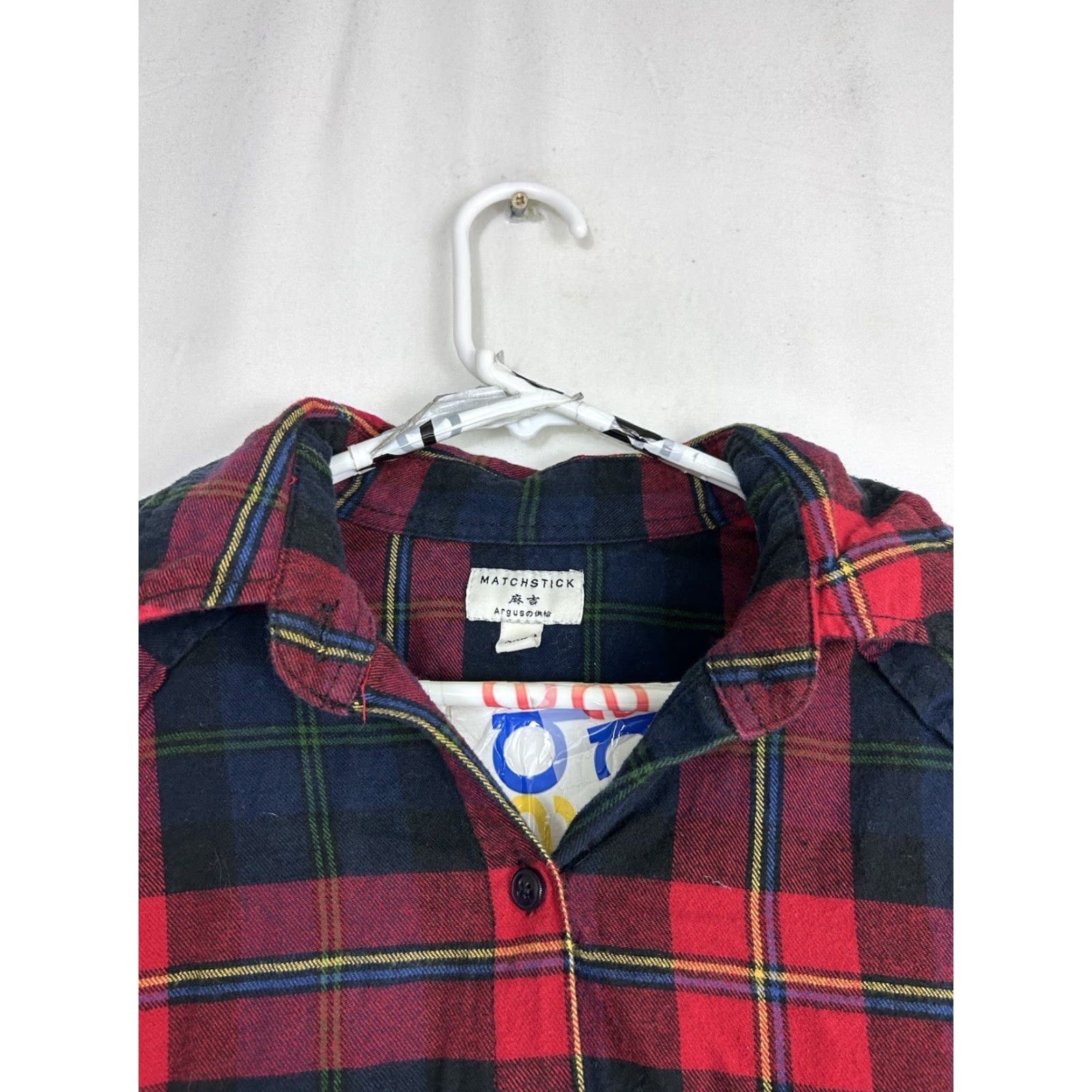 Vintage VINTAGE Matchstick Argus Womens 2XL Red Black Plaid Flannel Button-Up Shirt Casual Outdoor Pockets Womens Size XXL / US 16-18 / IT 52-54 - 7 Thumbnail