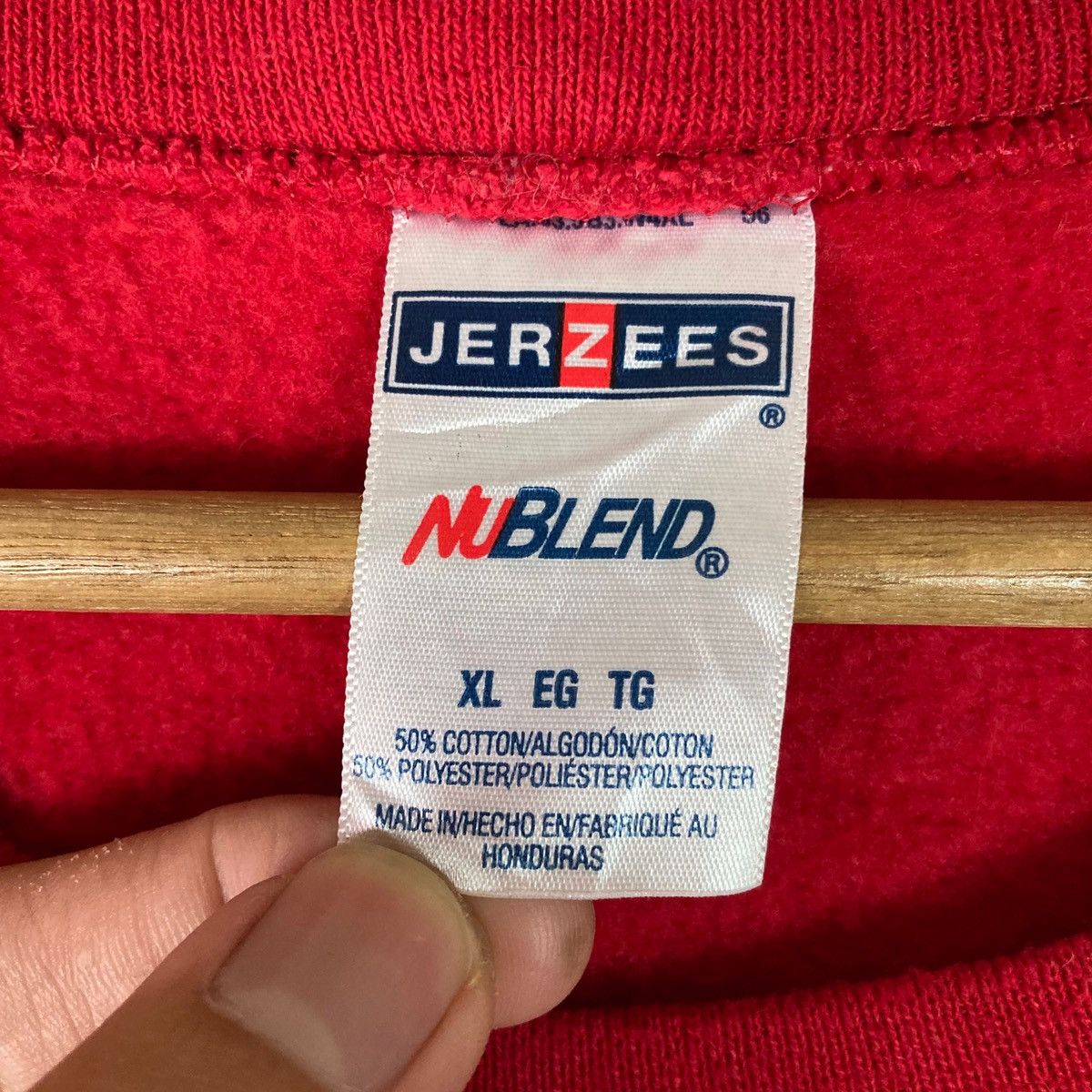 Jerzees Vintage Jerzees Christmas Deer Pullover Jumper Sweatshirt Size US XL / EU 56 / 4 - 6 Thumbnail