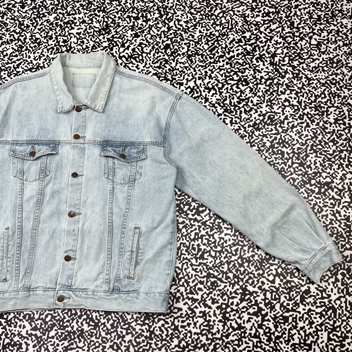 Japanese Brand × Vintage Vintage Y2K Japanese PABLO PABLO Rap Denim Jacket Kanye West Size US XL / EU 56 / 4 - 11 Thumbnail