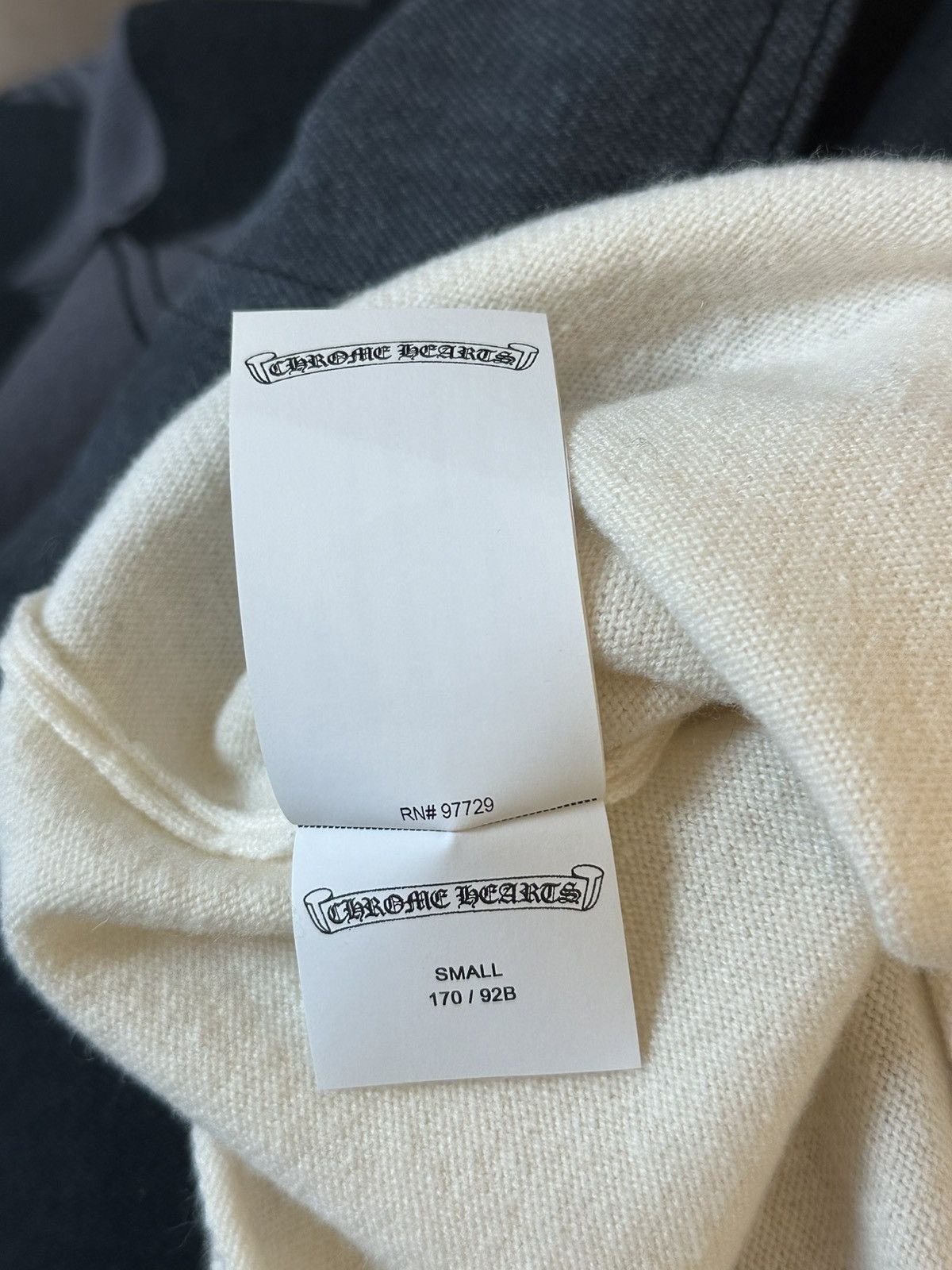 Chrome Hearts CHROME HEARTS CASHMERE STONED CROP TOP SZ S Size S / US 4 / IT 40 - 7 Thumbnail