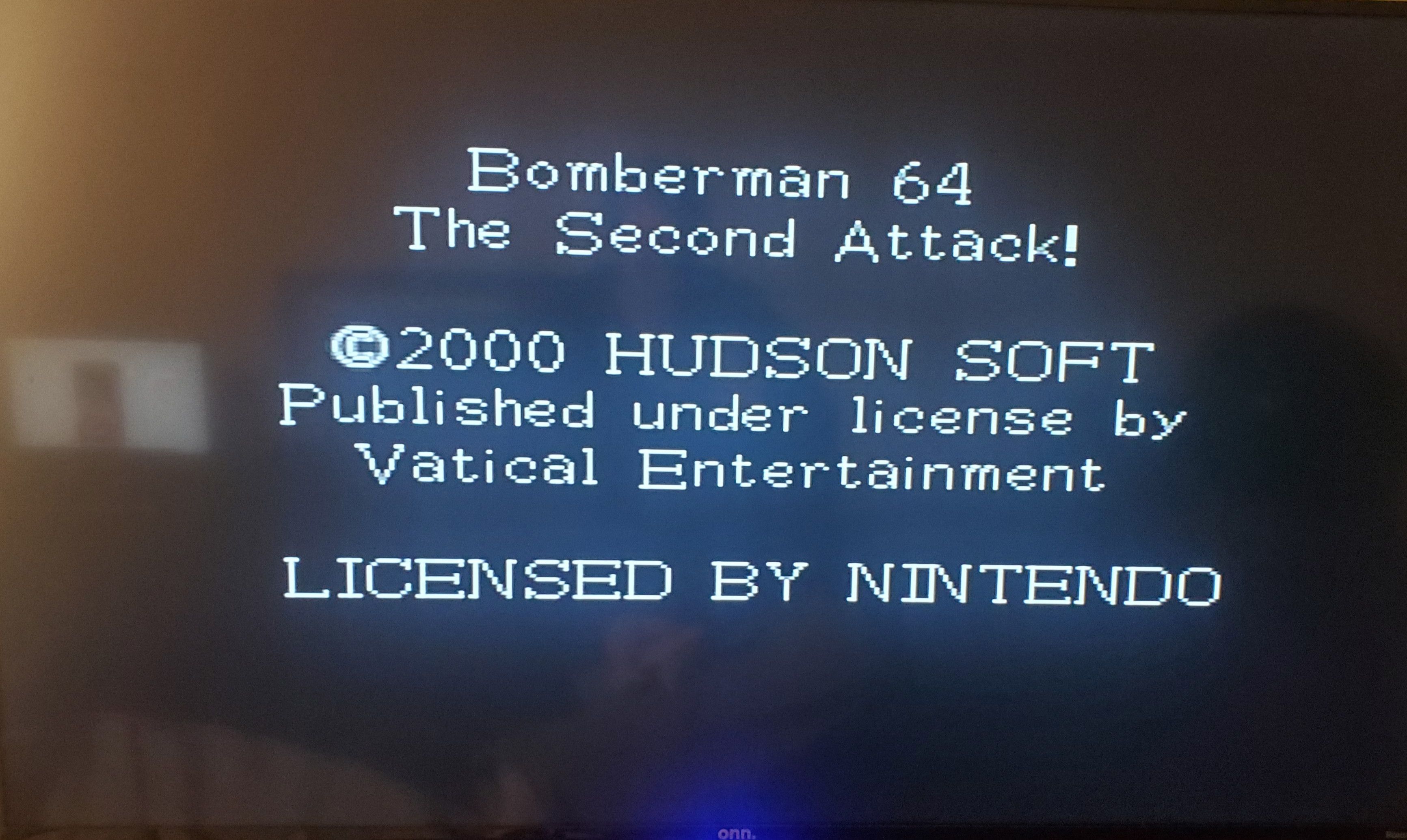 Nintendo Bomberman 64 The Second Attack N64 Nintendo 64 Video Game Size ONE SIZE - 2 Thumbnail