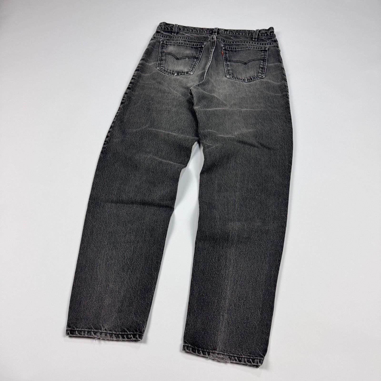 Levi's Vtg Levi's 550 Orange Tab USA Faded Black Jeans 36 Size US 36 / EU 52 - 2 Thumbnail