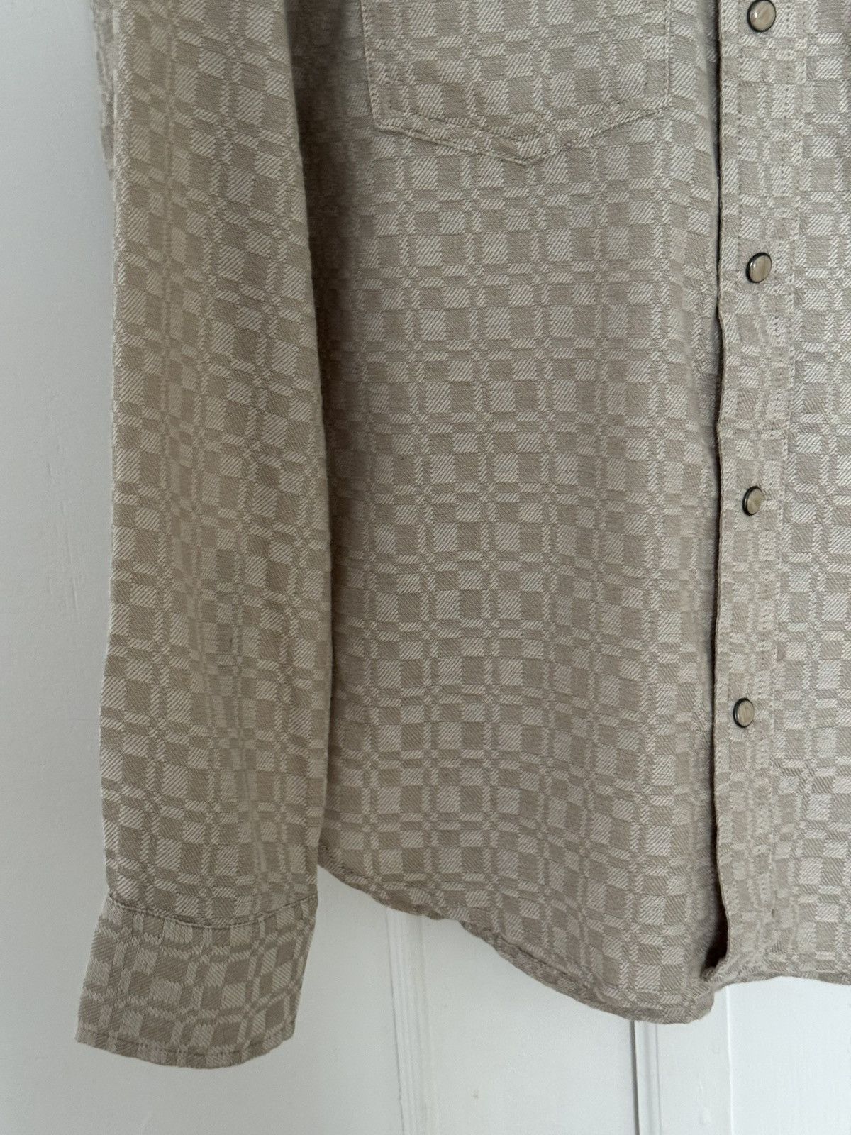 Corridor Corridor Overshot Western Snap Shirt Natural Small Size US S / EU 44-46 / 1 - 8 Thumbnail