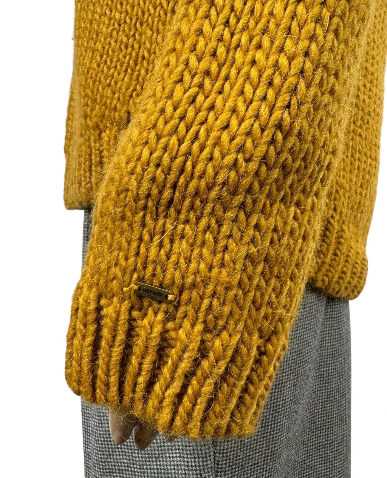 Tommy Hilfiger Tommy Hilfiger Heavy Knit Sweater Alpaca Wool Nylon size L Size L / US 10 / IT 46 - 6 Thumbnail