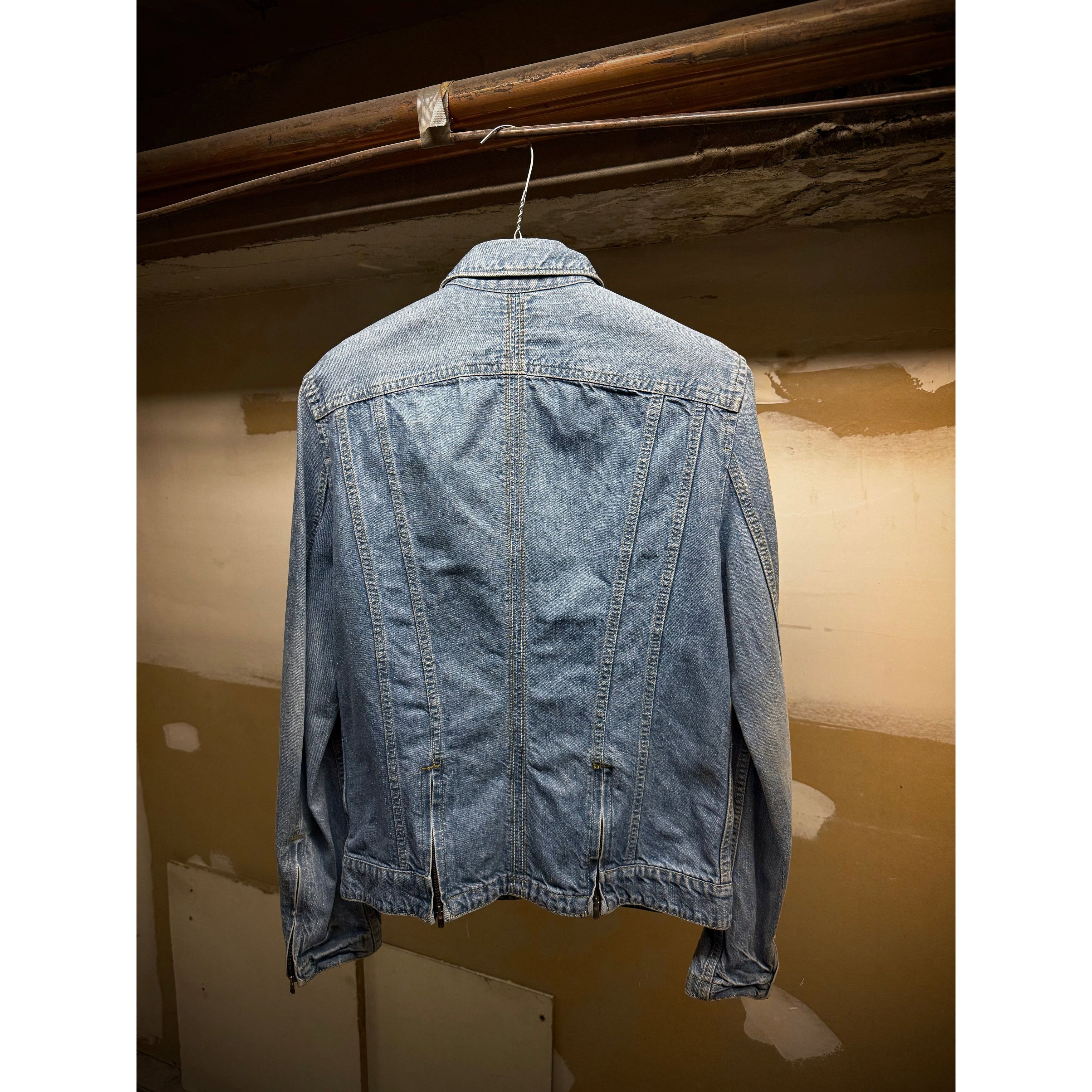 The Viridi-anne The Viridi-Anne Light Wash Denim Excella Zip-Up Work Jacket Size US S / EU 44-46 / 1 - 7 Thumbnail