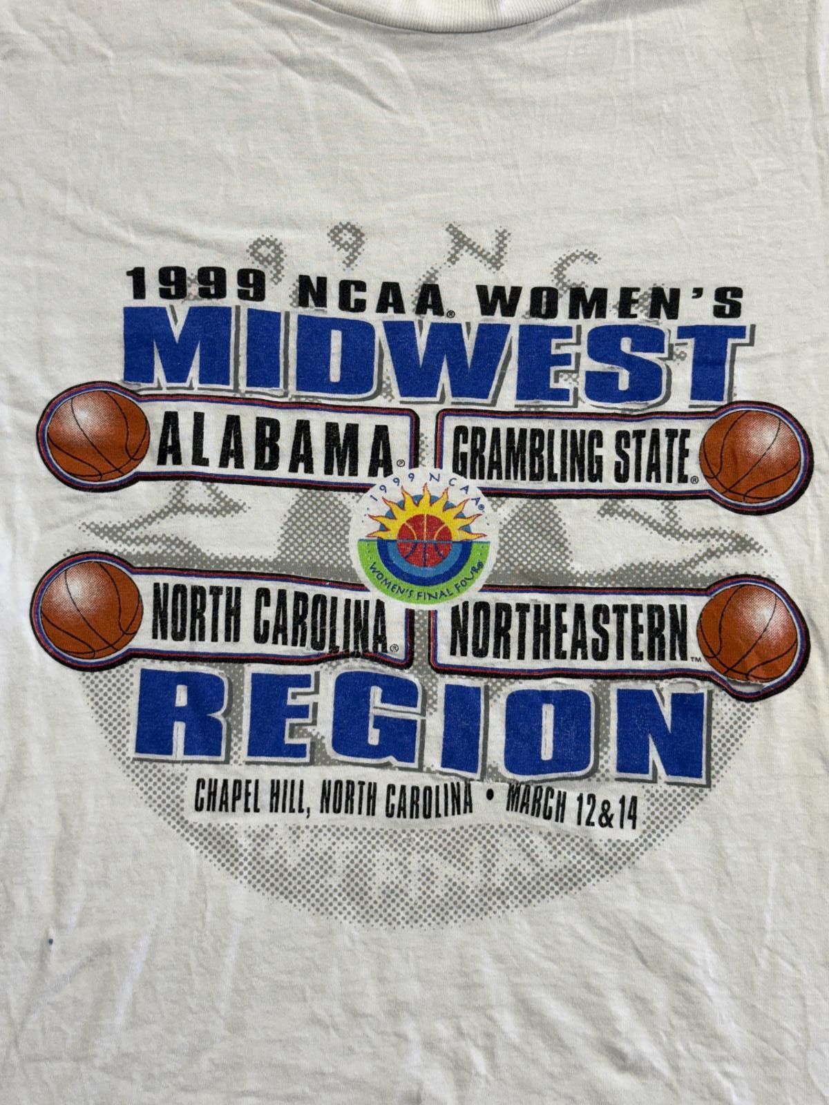 Gear for Sports Vintage NCAA Womens Final Four T-shirt 1999 Midwest Region M Size US M / EU 48-50 / 2 - 4 Thumbnail