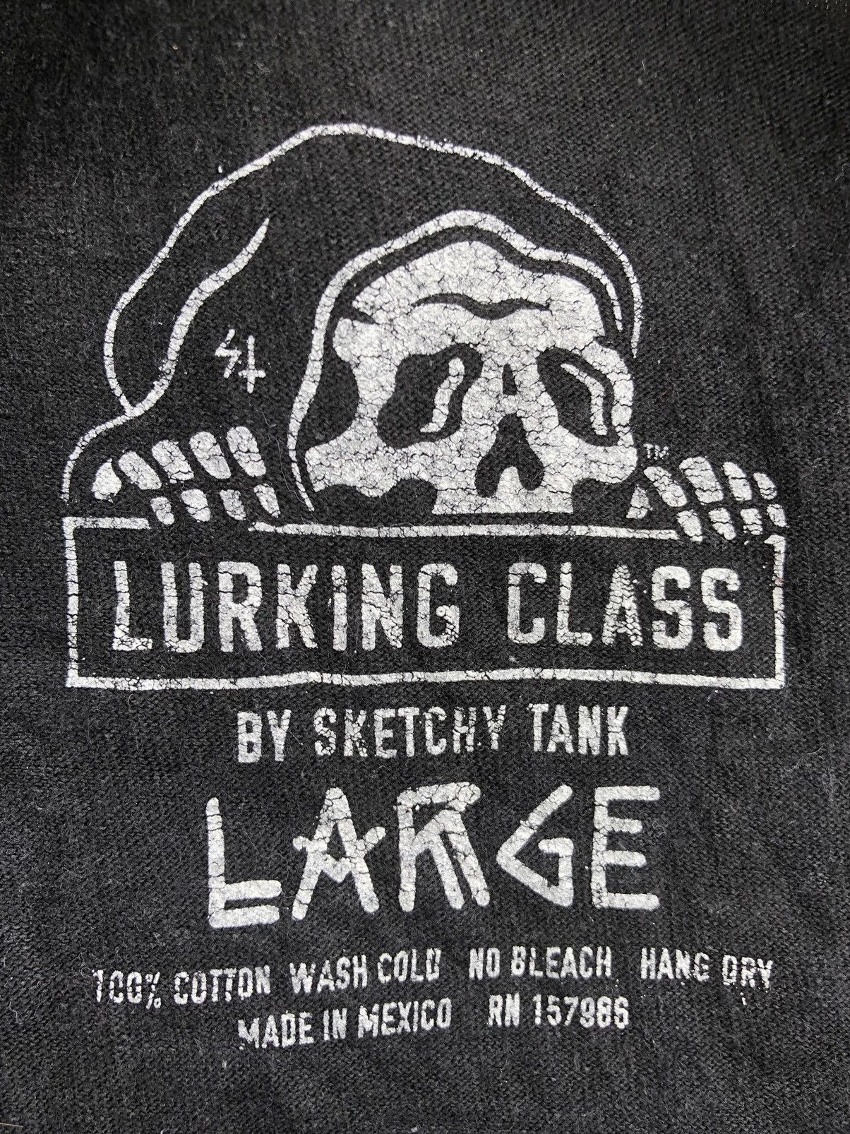 Japanese Brand × Vintage Lurking Class By Sketchy Tank Glow In The Dark Backhit Tee Size US L / EU 52-54 / 3 - 12 Thumbnail