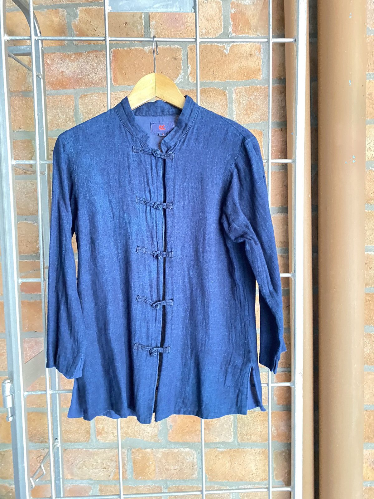 45rpm 45 rpm indigo mandarin shirt Size US S / EU 44-46 / 1 - 9 Thumbnail