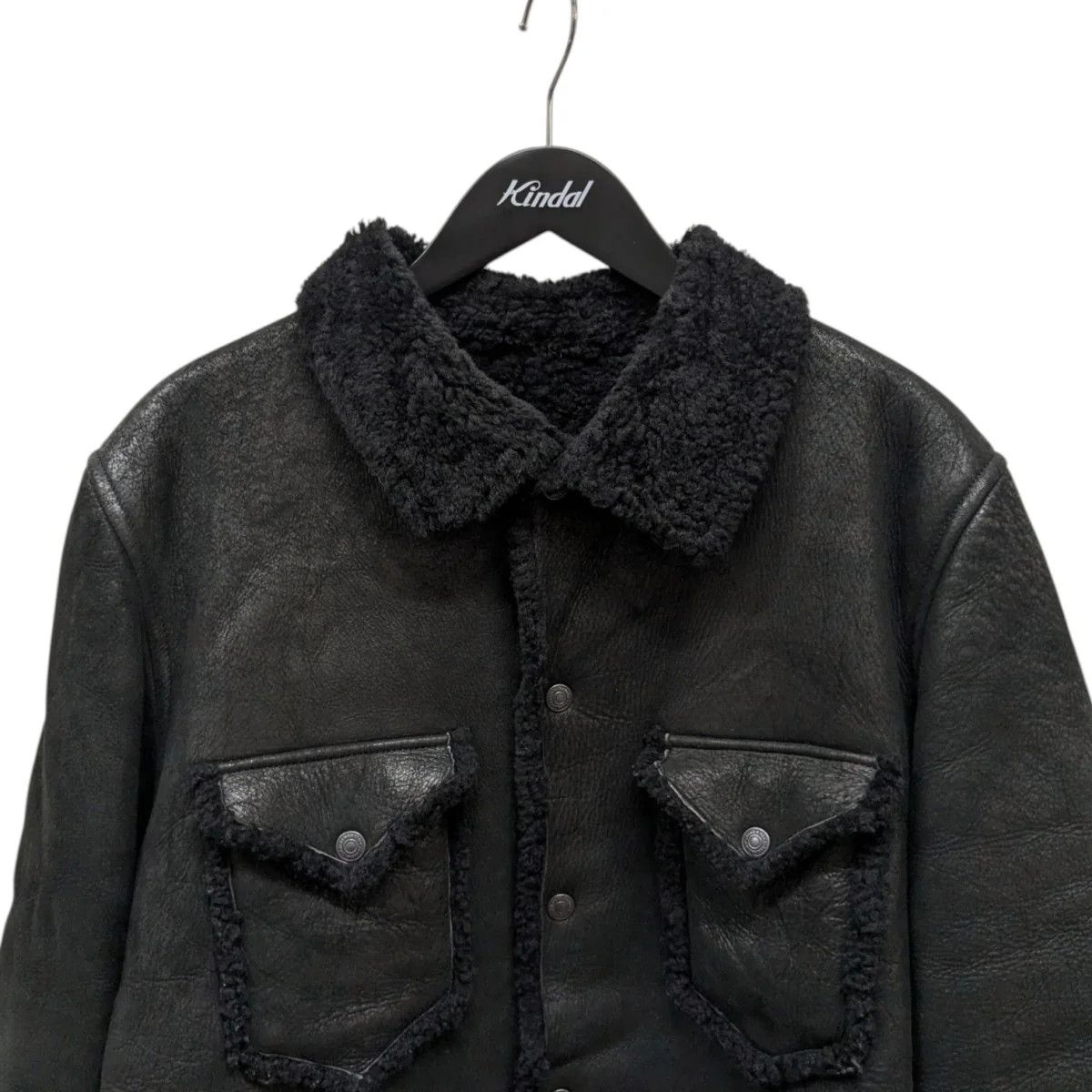 Yohji Yamamoto Yohji Yamamoto pour homme/02AW Mouton Jacket Size US L / EU 52-54 / 3 - 3 Thumbnail