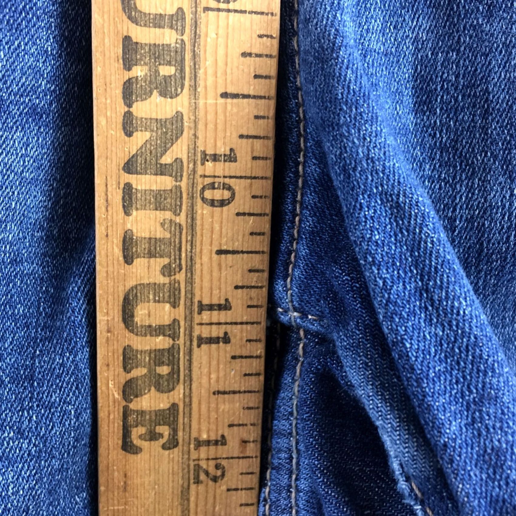 American Eagle Outfitters American Eagle Outfitters Jeans Womens 12 Blue Denim Mid Rise Zip 32X29 Tapered 5-Pocket Mens Womens Girls Size 34" / US 12 / IT 48 - 6 Thumbnail