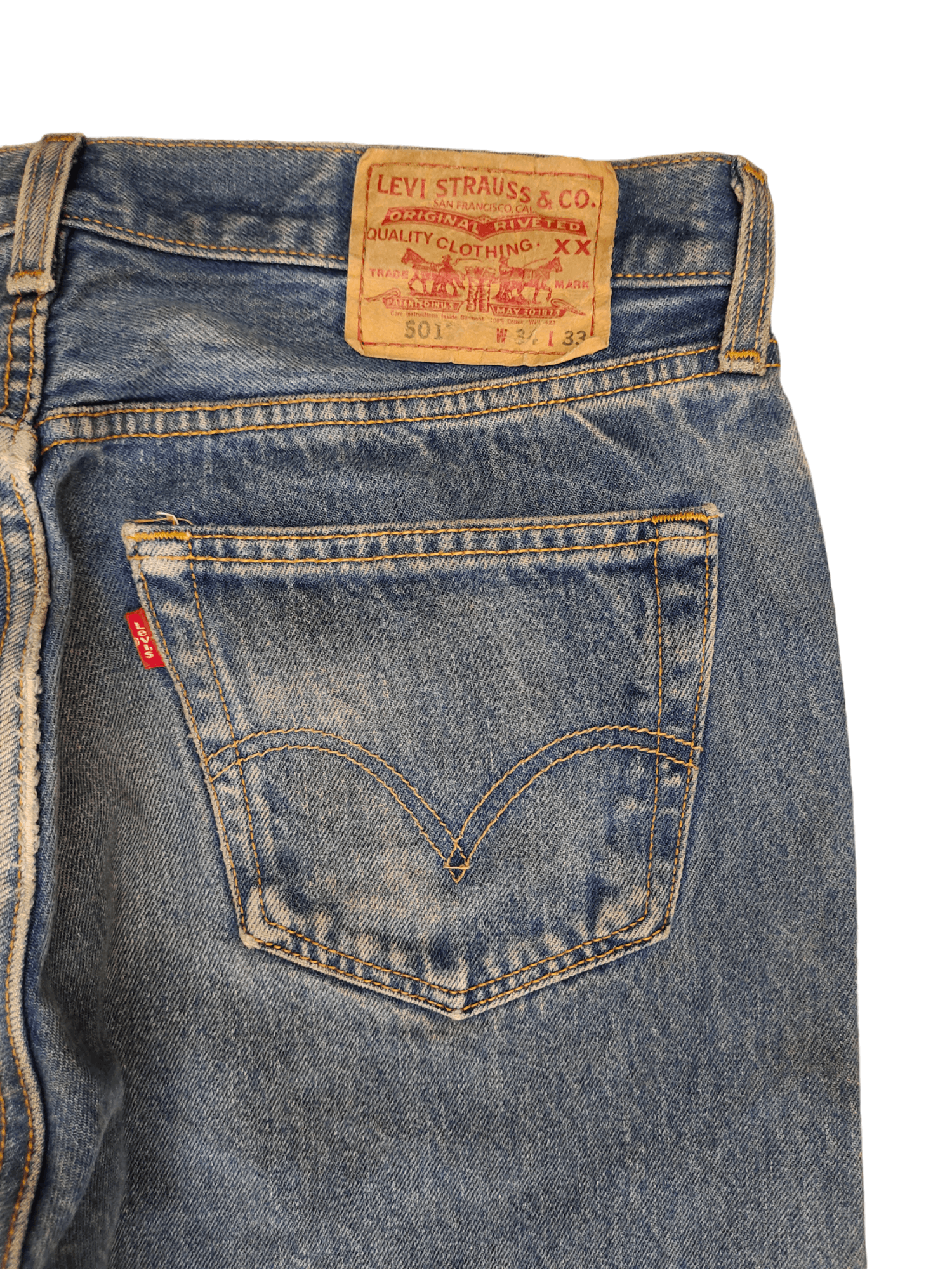 Levi's Vintage Levi's Lot 501 Sand Wash Denim Jeans Size US 33 - 10 Thumbnail