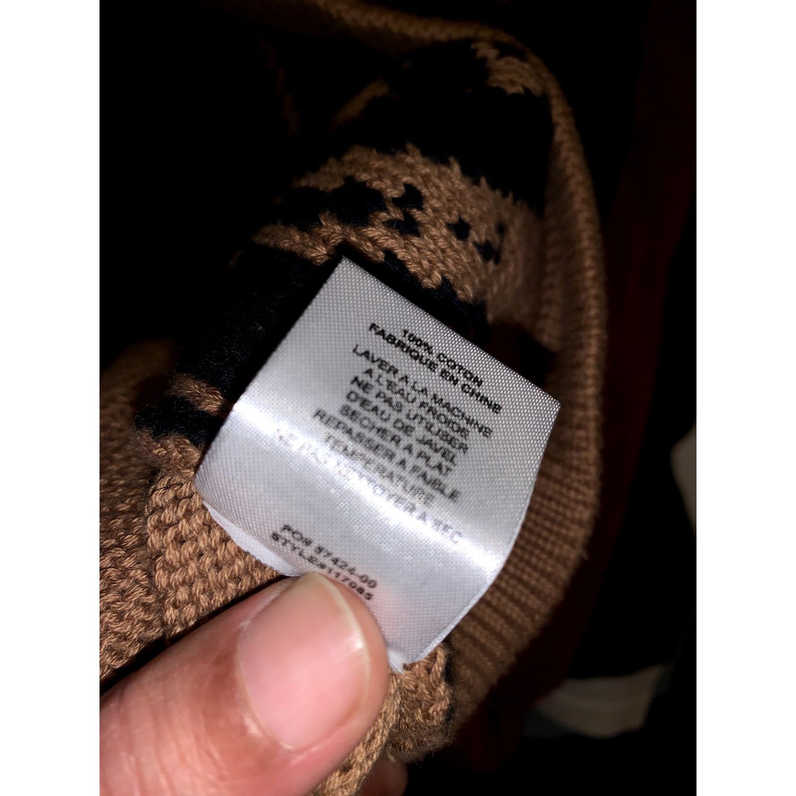 Stussy Stussy Venus Oversized Sweater Brown AOP Large Size US L / EU 52-54 / 3 - 10 Thumbnail