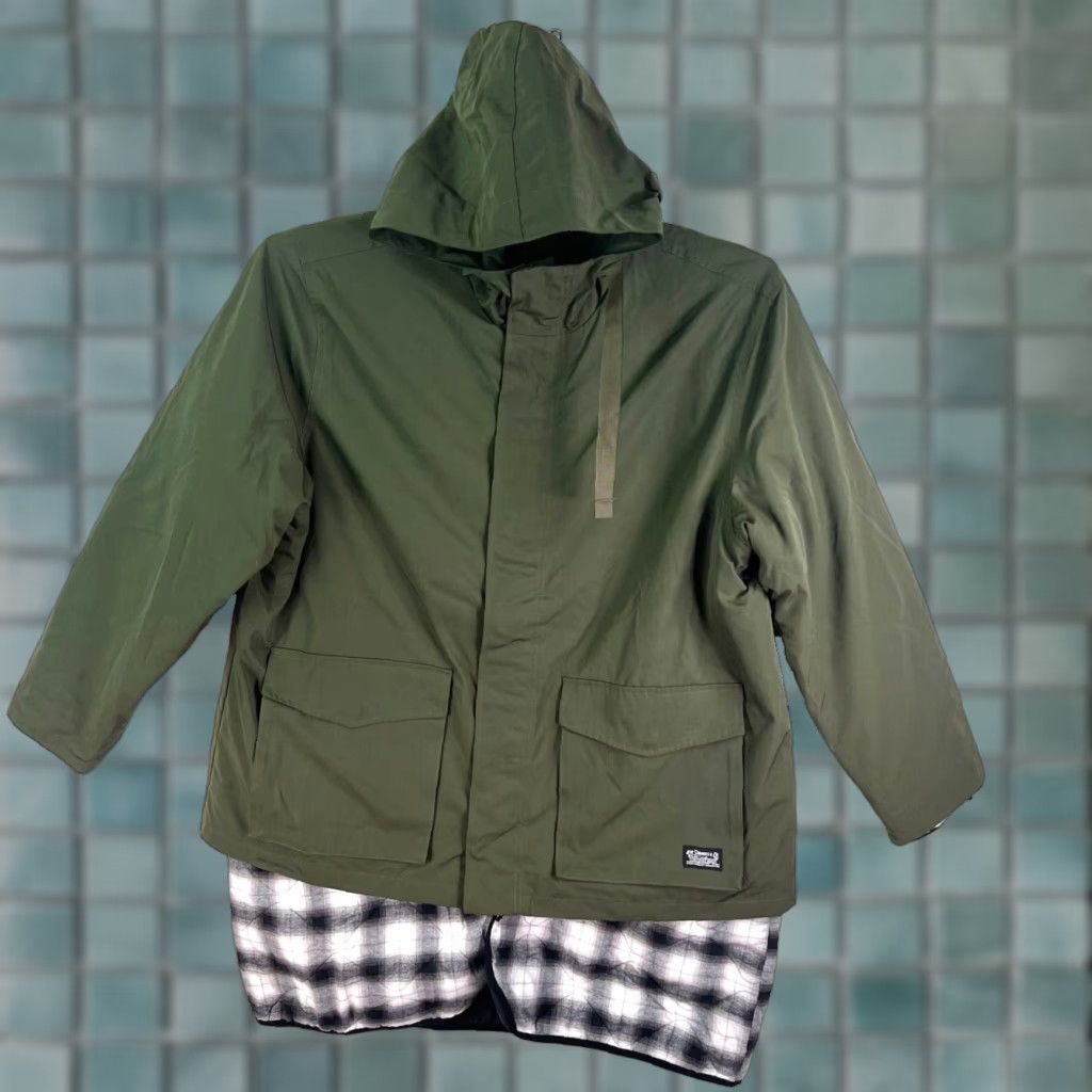 Levi's Levi's Folsom Utility Jacket XL Thermore®-Filled Lining Forest Night Flannel Canvas Jacket Green 3-in-1 Logo Quilted Mens XL Size US XL / EU 56 / 4 - 1 Thumbnail