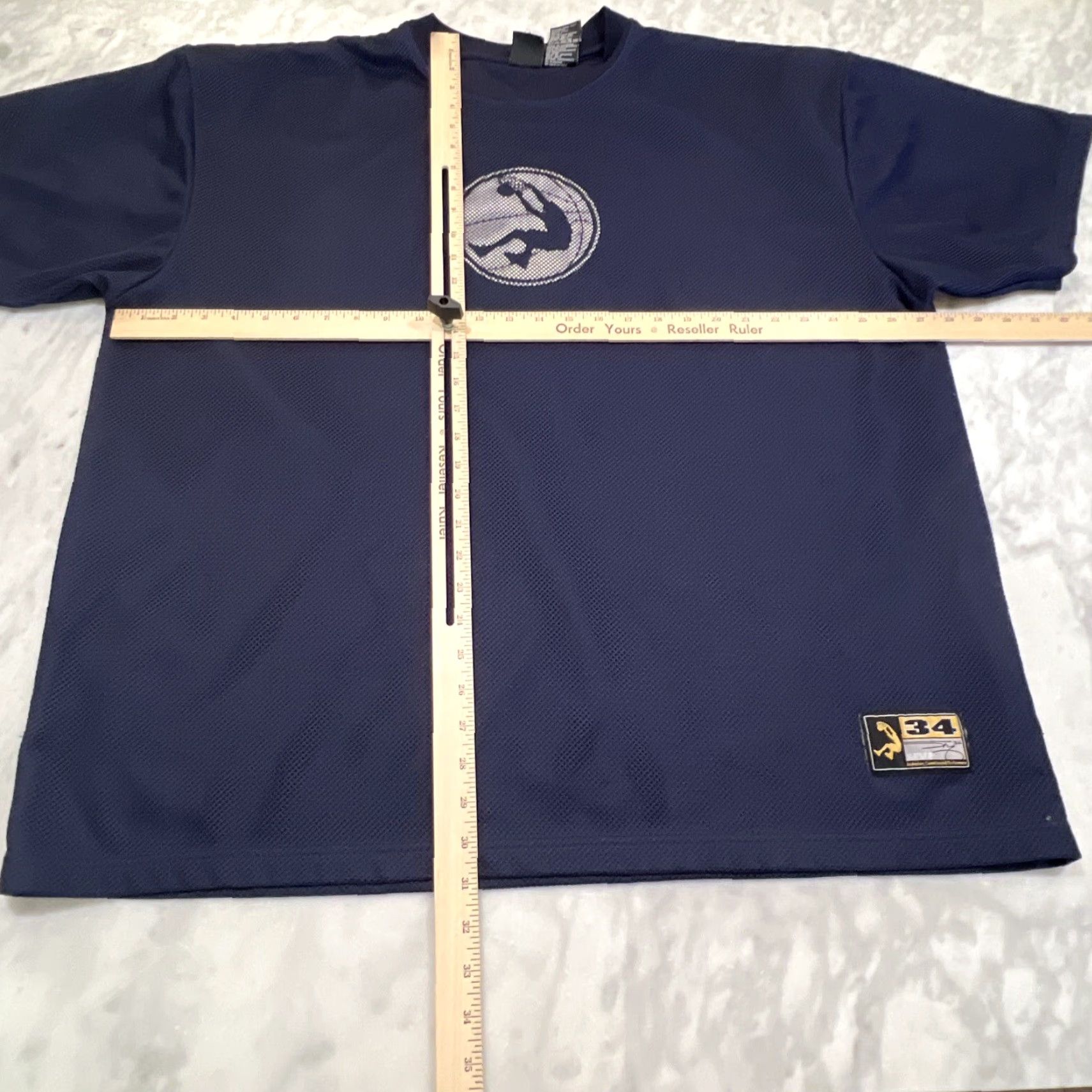 Vintage Original Shaq Dunkman Jersey Shirt 3XL Blue Basketball Short Sleeve 34 Mens Size US XXL / EU 58 / 5 - 6 Thumbnail