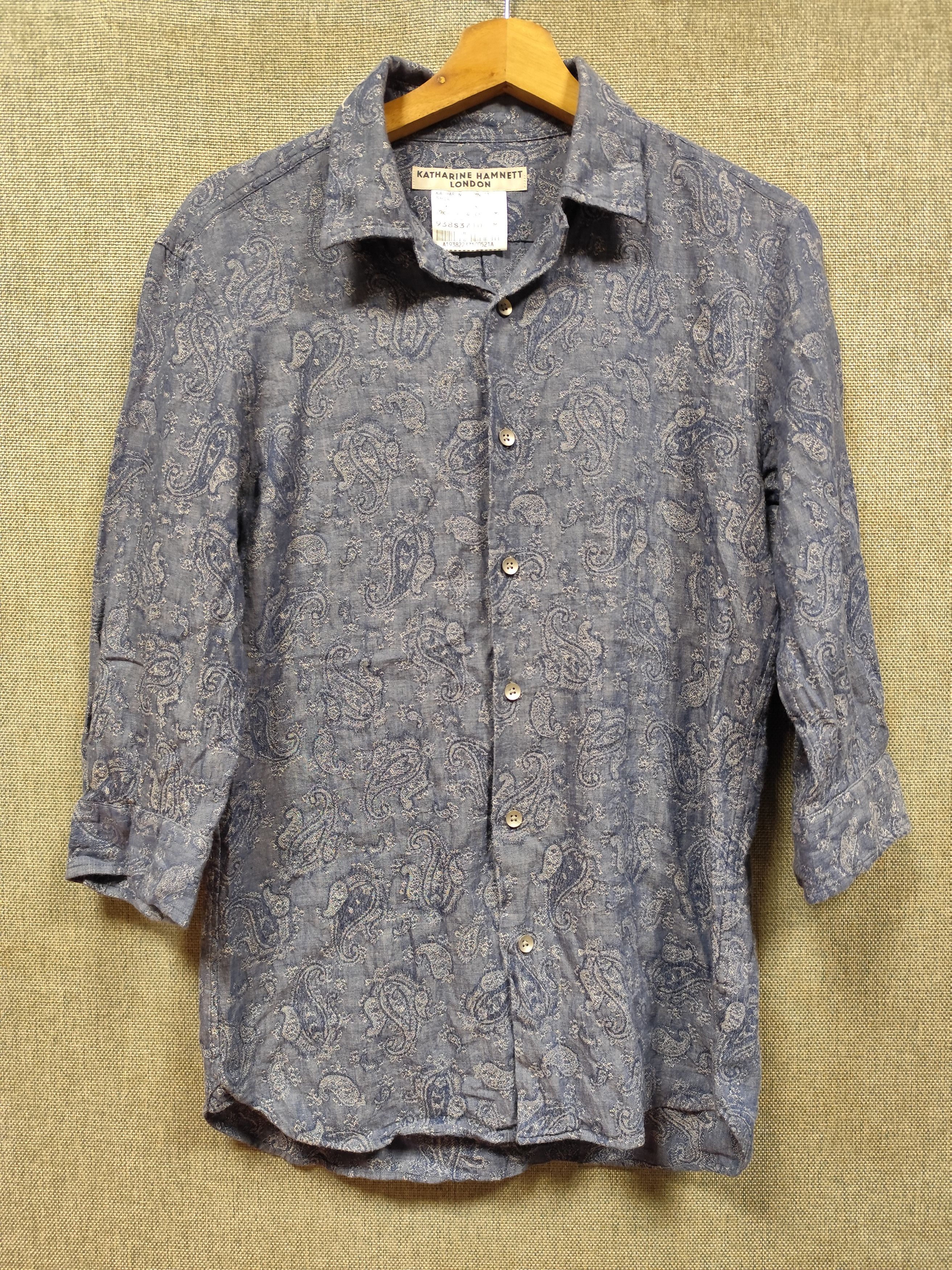 Katharine Hamnett London Katharine hamnett london paisley shirt Size M / US 6-8 / IT 42-44 - 1 Thumbnail