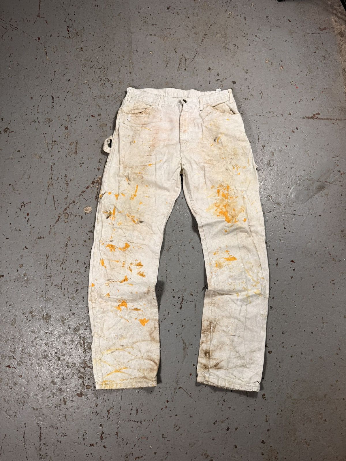 Dickies Vintage Dickies Insane Painter Splattered Carpenter Pants Size US 34 / EU 50 - 1 Thumbnail