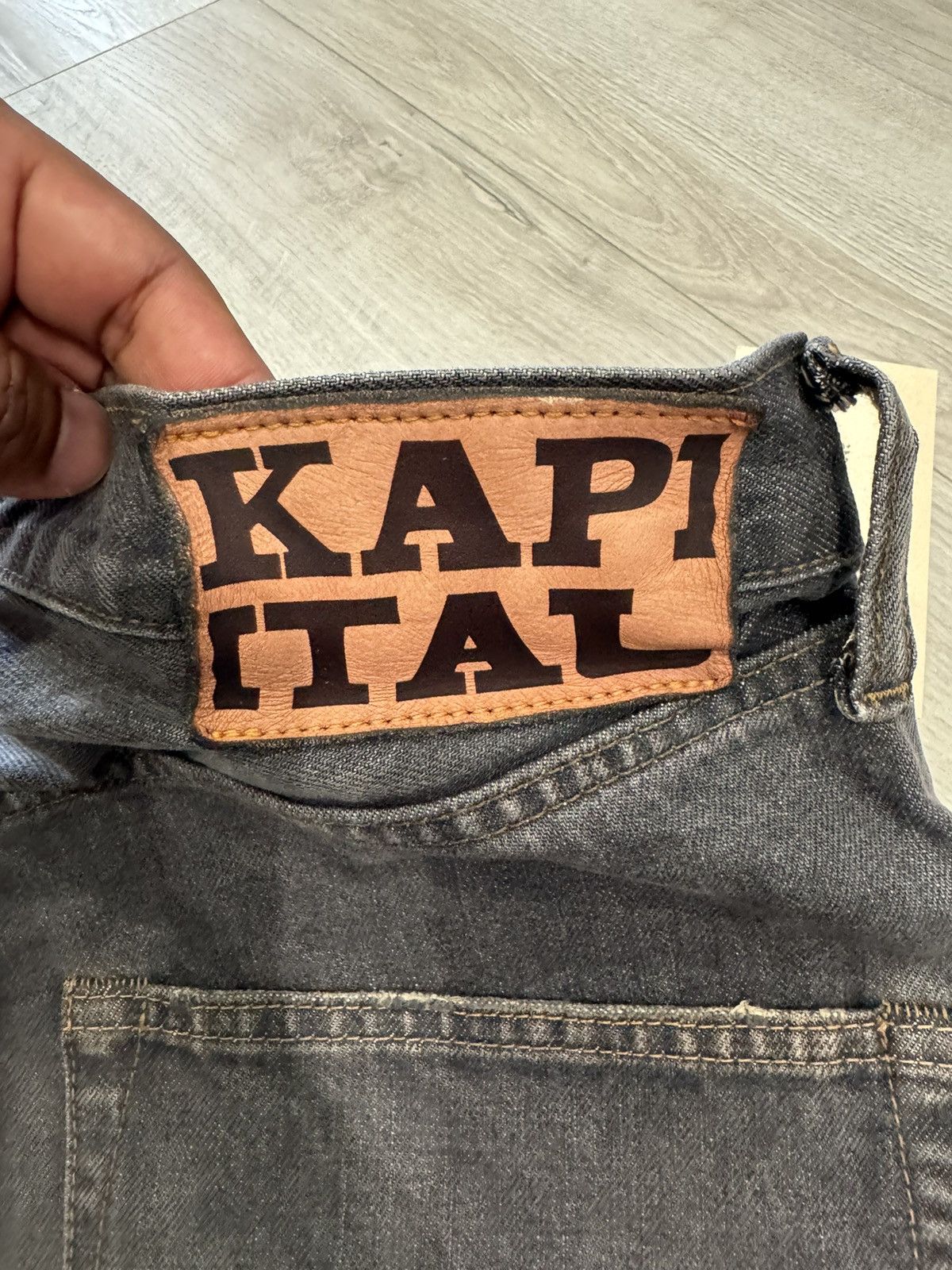 Kapital KAPITAL BONE DENIM SHORTS BLACK Size US 32 / EU 48 - 8 Thumbnail