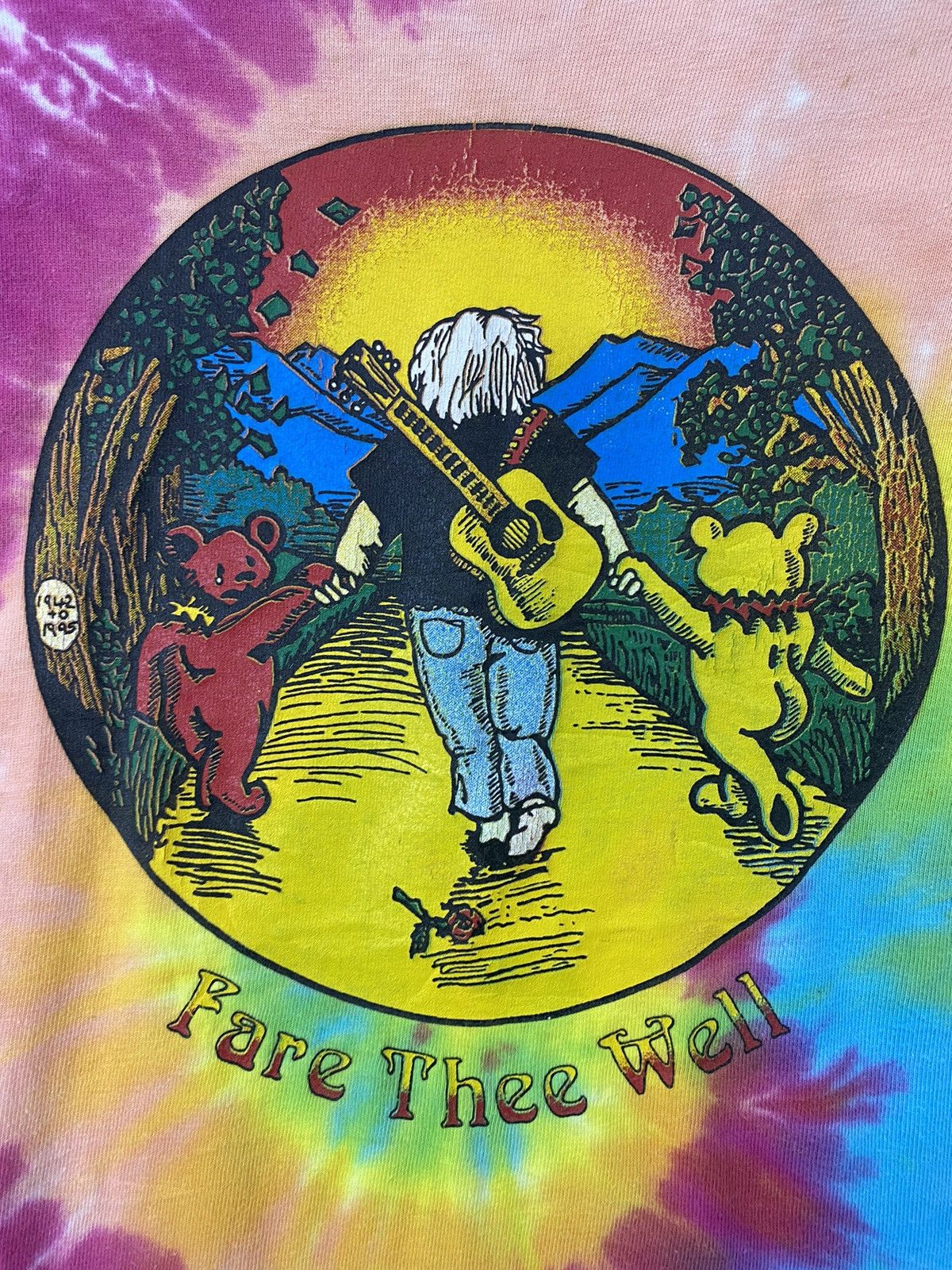 Band Tees VINTAGE GRATEFUL DEAD Tie Dye the great rock band USA shirt Size US S / EU 44-46 / 1 - 3 Thumbnail