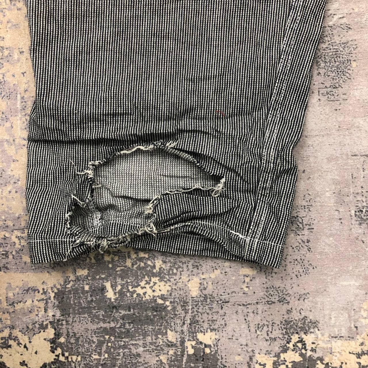 Hysteric Glamour × Japanese Brand P688 RIPPED HICKORY STRIPED GRACE ENGINEER'S COVERALLS Size US XL / EU 56 / 4 - 12 Thumbnail