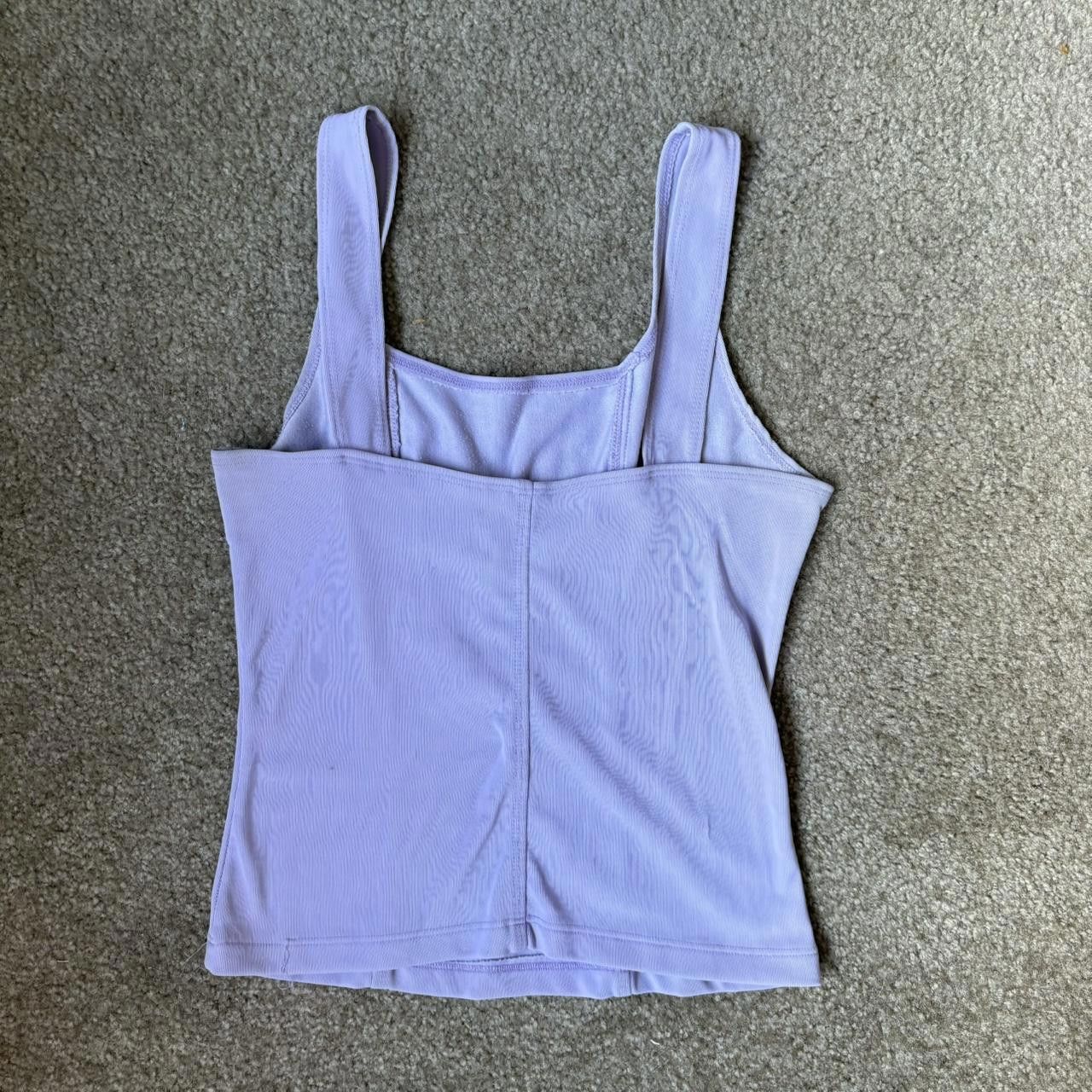 Designer 90s Lavender Tank Top Size S / US 4 / IT 40 - 2 Thumbnail