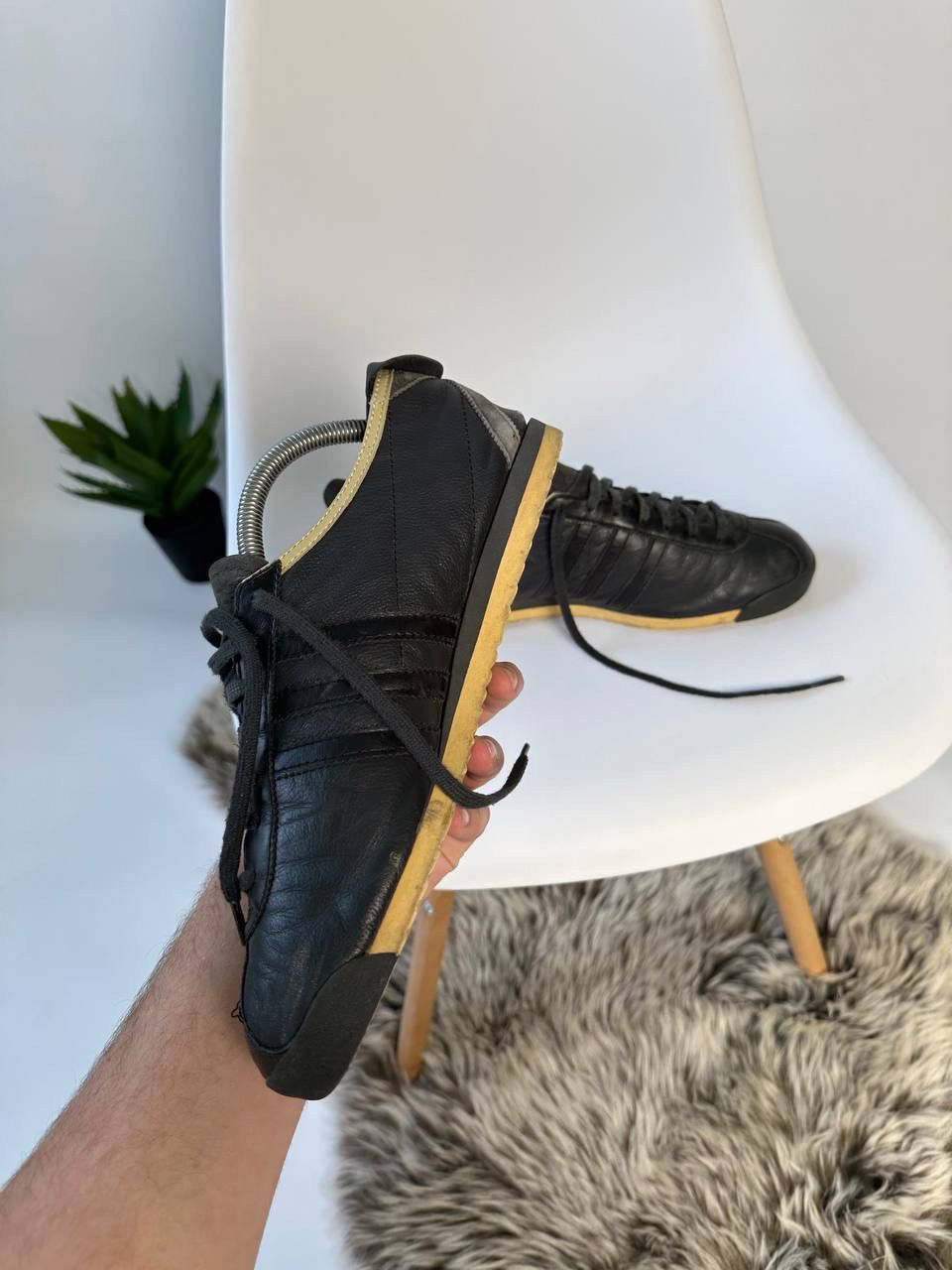 Adidas × Vintage 🔥00’s ADIDAS ITALIA LEATHER SHOES Size US 8.5 / EU 41-42 - 7 Thumbnail
