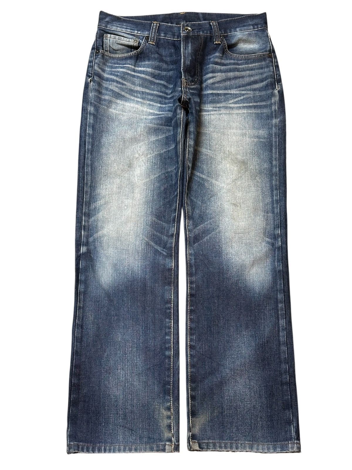 Uniqlo Vintage Japanese Uniqlo Mud Wash Style Jeans Size US 31 - 1 Thumbnail