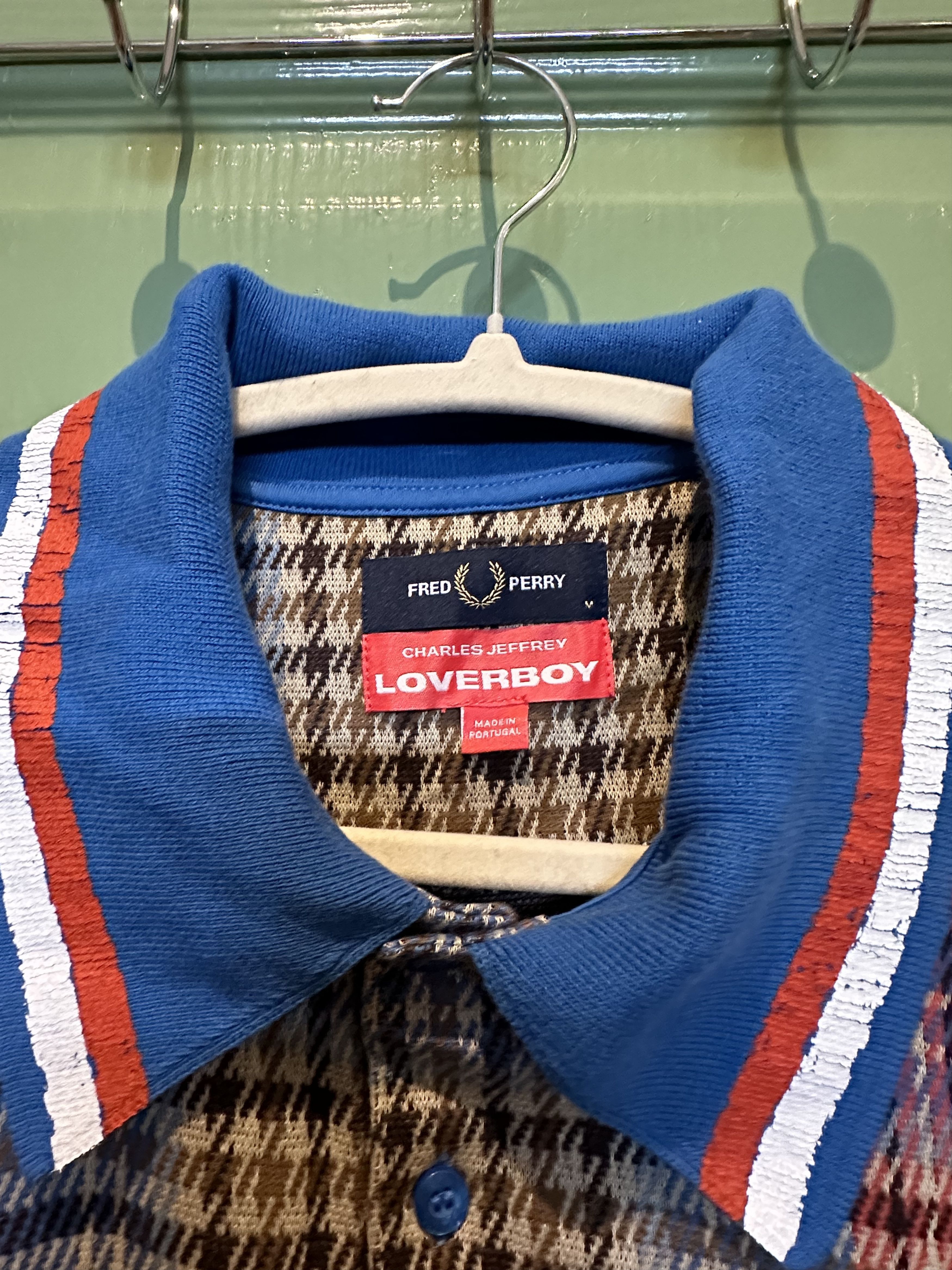 Charles Jeffrey LOVERBOY × Fred Perry Charles Jeffrey Loverboy x Fred Perry Longline Tartan Polo Size US M / EU 48-50 / 2 - 9 Thumbnail