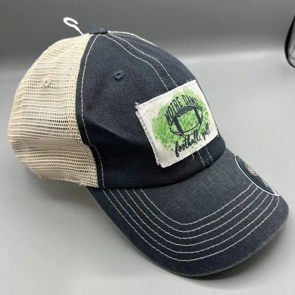 Top Of The World Notre Dame Fighting Irish Trucker Hat Men Black Snap Back Size ONE SIZE - 2 Thumbnail