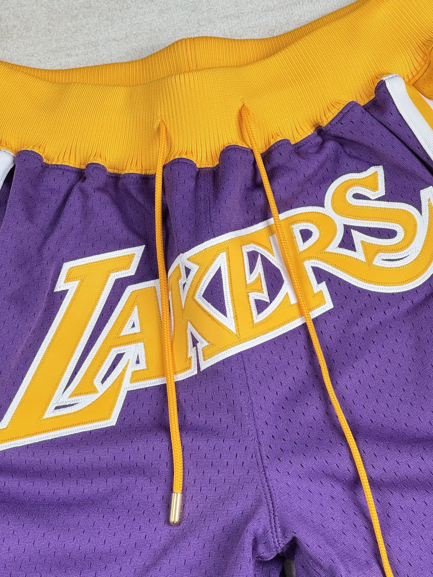Just Don × Mitchell & Ness lakers shorts Size US 32 / EU 48 - 12 Thumbnail