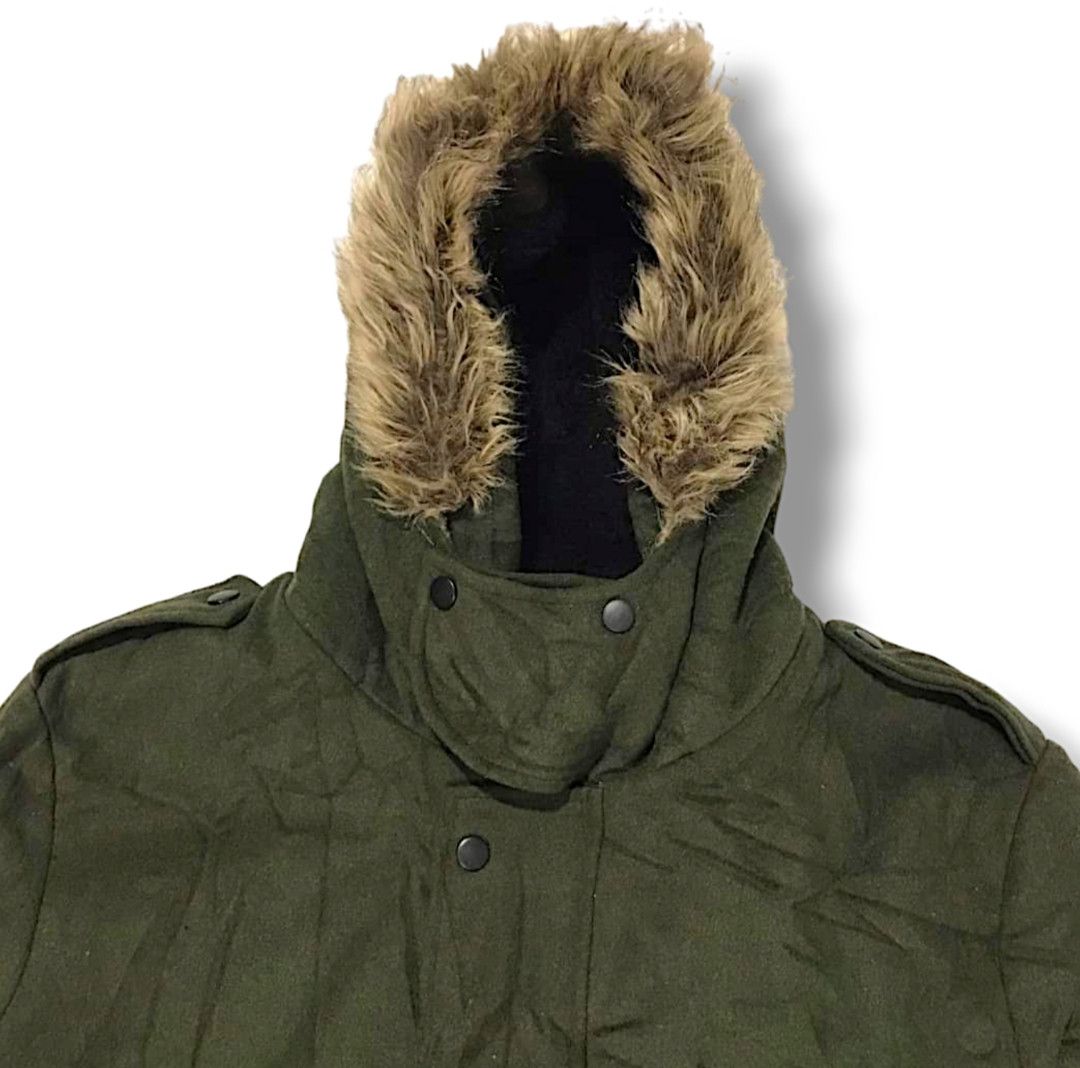 Japanese Brand Number Nine Sherpa Wool Trench Jacket Japanese Fashion Size US S / EU 44-46 / 1 - 3 Thumbnail