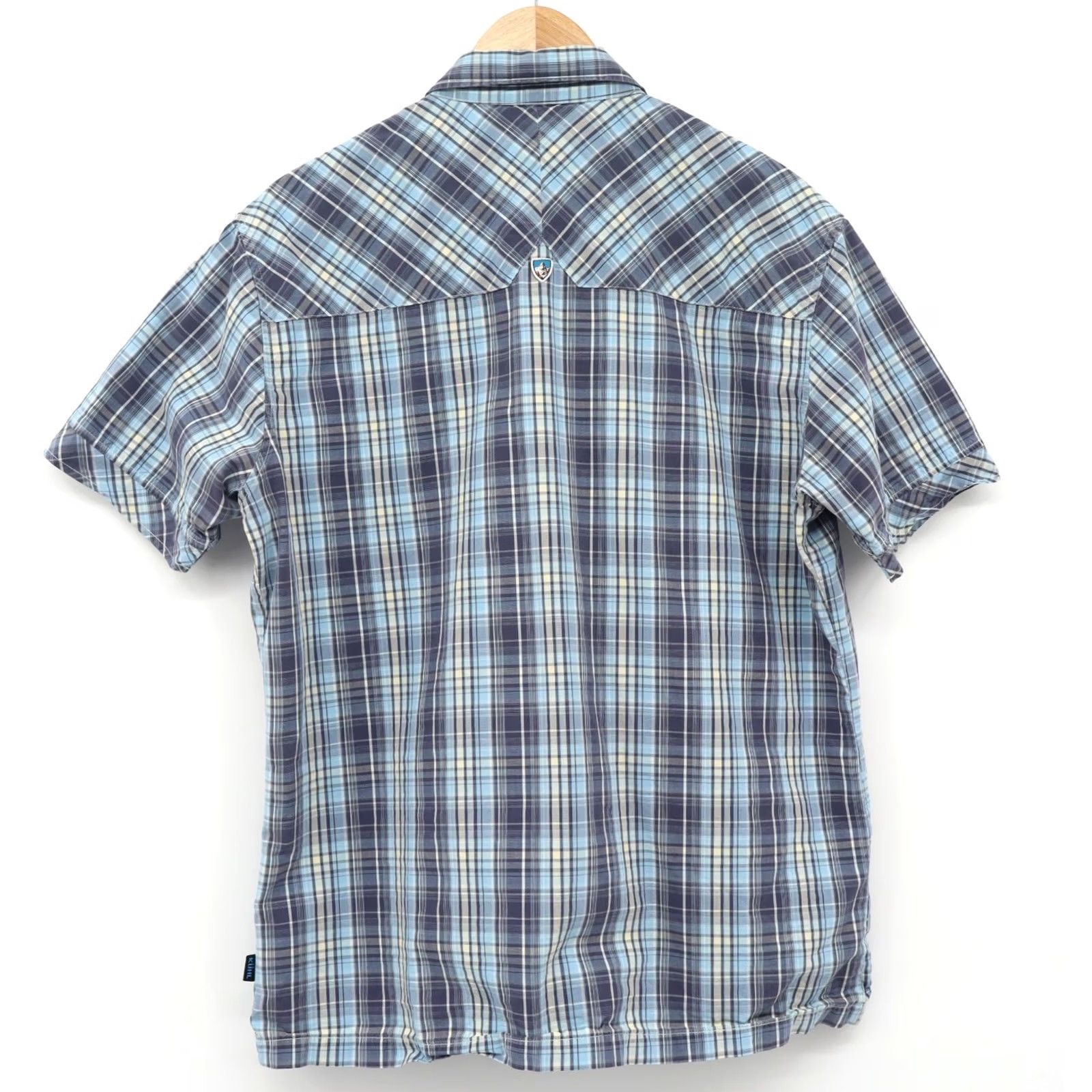 Vintage Kuhl Shirt Button-Up Plaid Blue Cotton Tencel Regular Size L Men’s Casual Outdoor Size US L / EU 52-54 / 3 - 2 Thumbnail