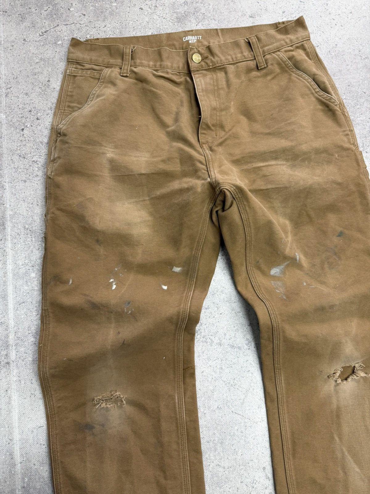 Carhartt Wip Vintage Carhartt Ruck Single Knee Pants Distressed Faded Size US 32 / EU 48 - 7 Thumbnail