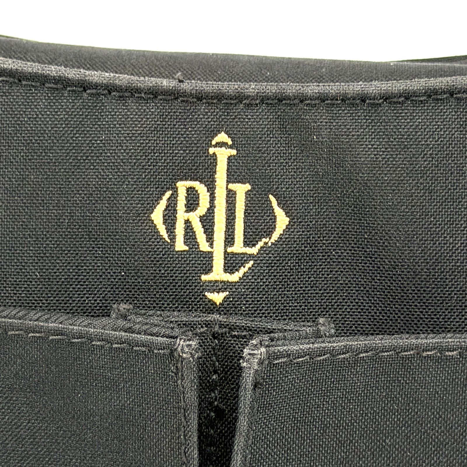 Ralph Lauren Black Nylon Striped Strap Mini Shoulder Bag Size ONE SIZE - 3 Thumbnail