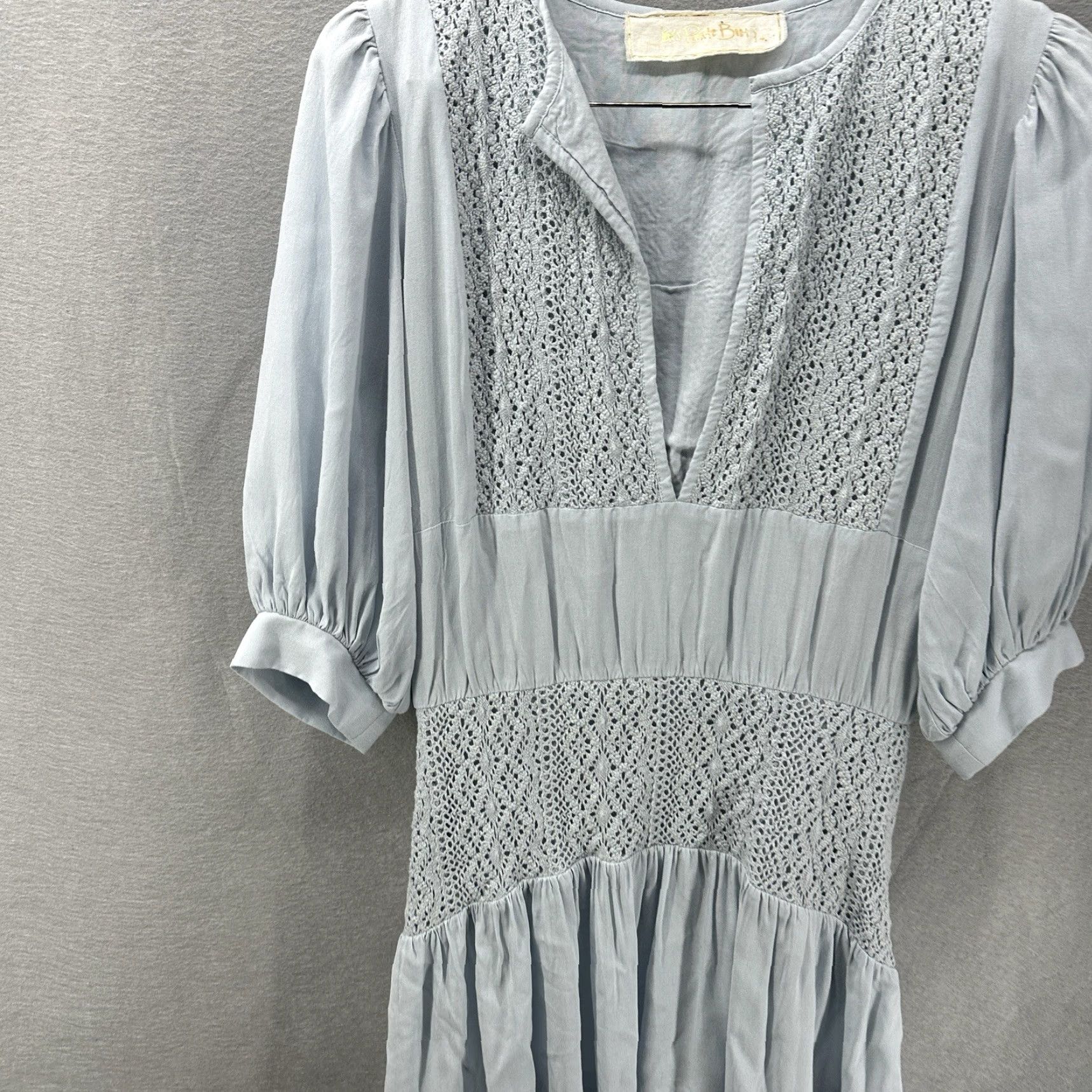 Vintage Jen's Pirate Booty Gina Mini Dress Women S Blue Bohemian Vintage Festival Summer Casual Size S / US 4 / IT 40 - 3 Thumbnail