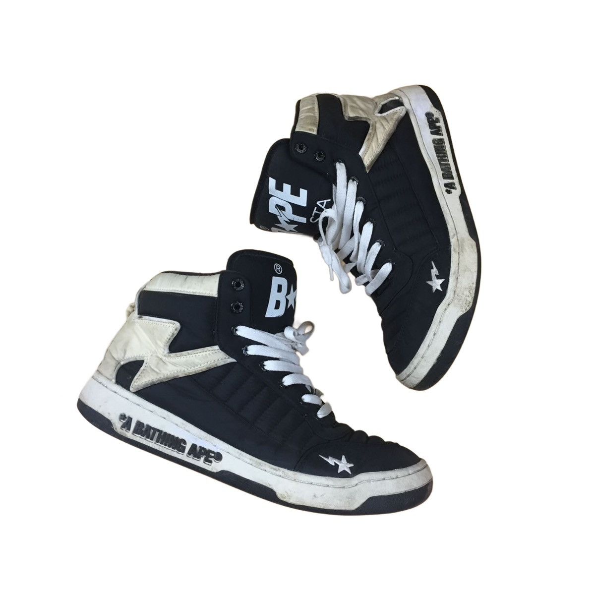 Bape Bape Bapesta Hightops Size US 10.5 / EU 43-44 - 1 Thumbnail