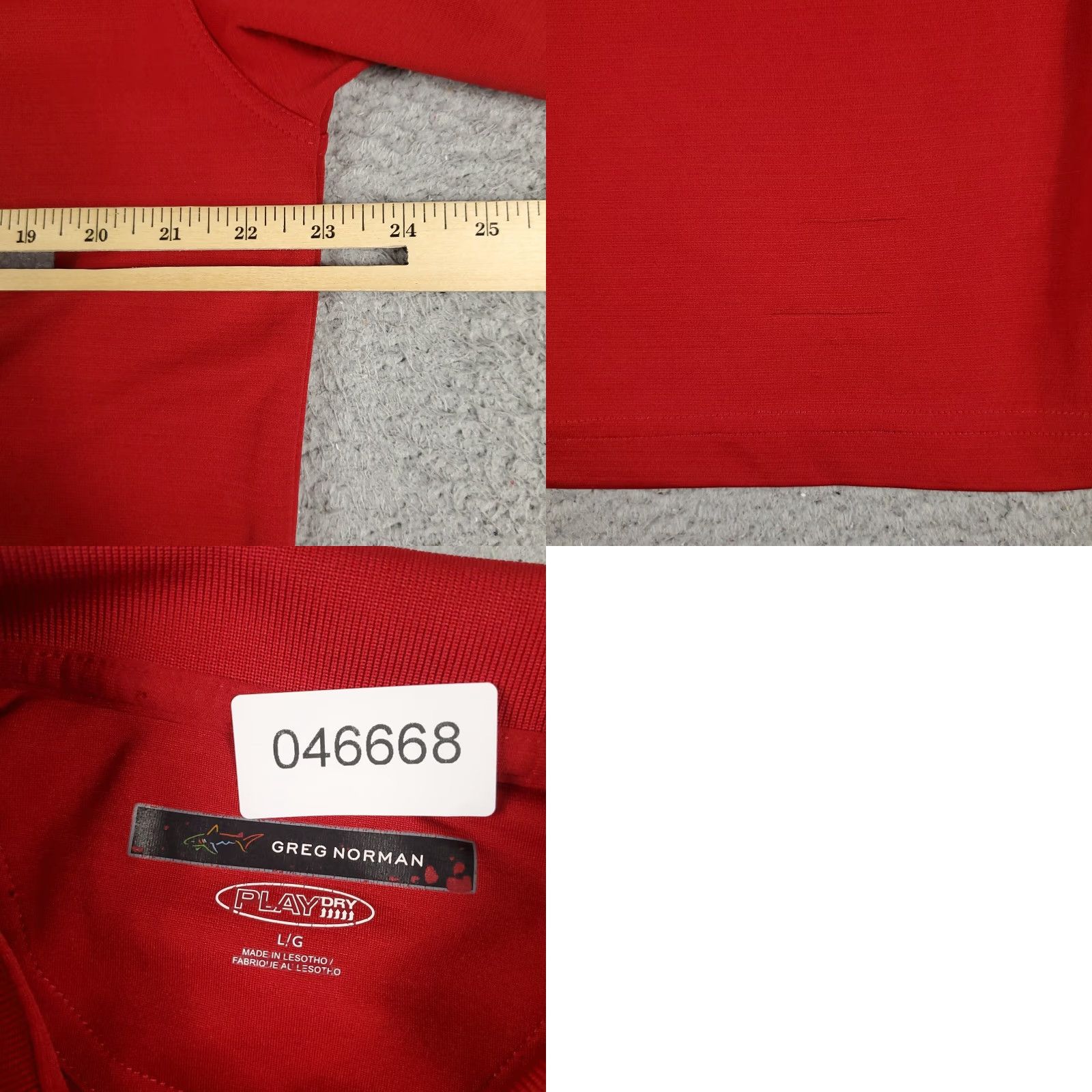 Vintage Greg Norman Polo Shirt Mens L Red Polo Shirt Casual Short Sleeve Golf Baseball Size US L / EU 52-54 / 3 - 8 Thumbnail