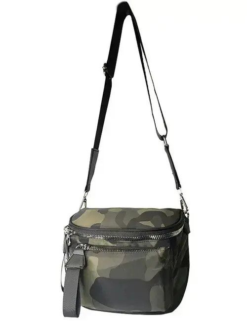 Japanese Brand Fashion camouflage zip shoulder side bag crossbody Size ONE SIZE - 1 Thumbnail