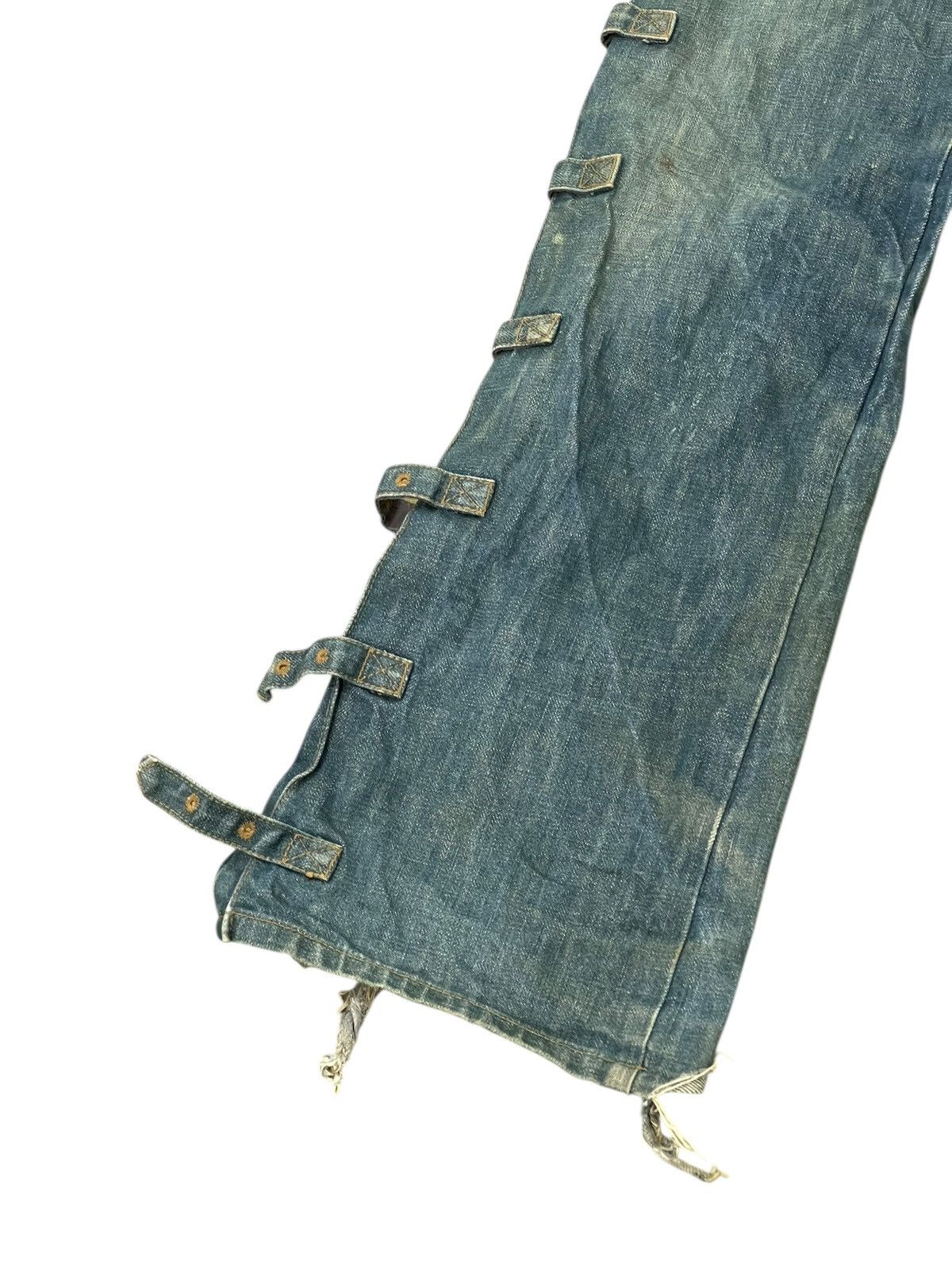 Japanese Brand Flare Jeans Morgan Homme Faded Boot Cut Chrome hearts 2🟦7 Size US 32 / EU 48 - 15 Thumbnail