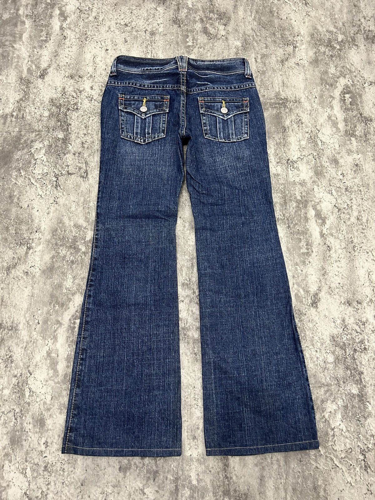 If Six Was Nine × Japanese Brand × Le Grande Bleu (L.G.B.) Happy Face Bobson japan Flare jeans Size US 30 / EU 46 - 2 Thumbnail
