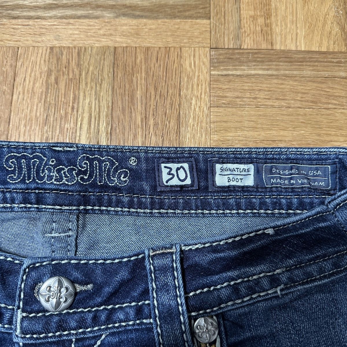 Miss Me Vintage Miss Me Signature Boot jeans Size 30" / US 8 / IT 44 - 5 Thumbnail