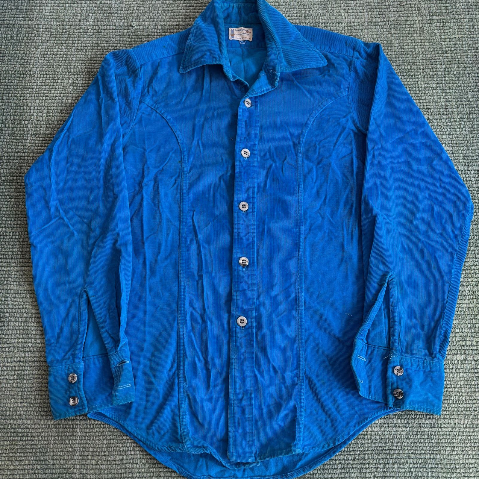Towncraft × Vintage Vintage 1960's Corduroy Towncraft Button Up Western Shirt M Size US M / EU 48-50 / 2 - 1 Thumbnail