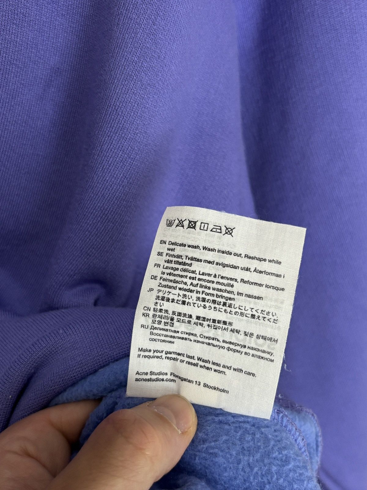 Acne Studios Acne Studios Mock Collar Logo Boxy Sweatshirt Crewneck Size US M / EU 48-50 / 2 - 10 Thumbnail